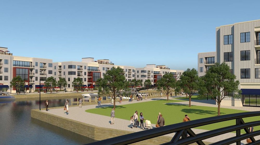 Rendering of proposed Brewerton development