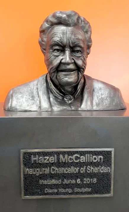 MAYOR HAZEL McCALLION 19" x 10" x 14"
