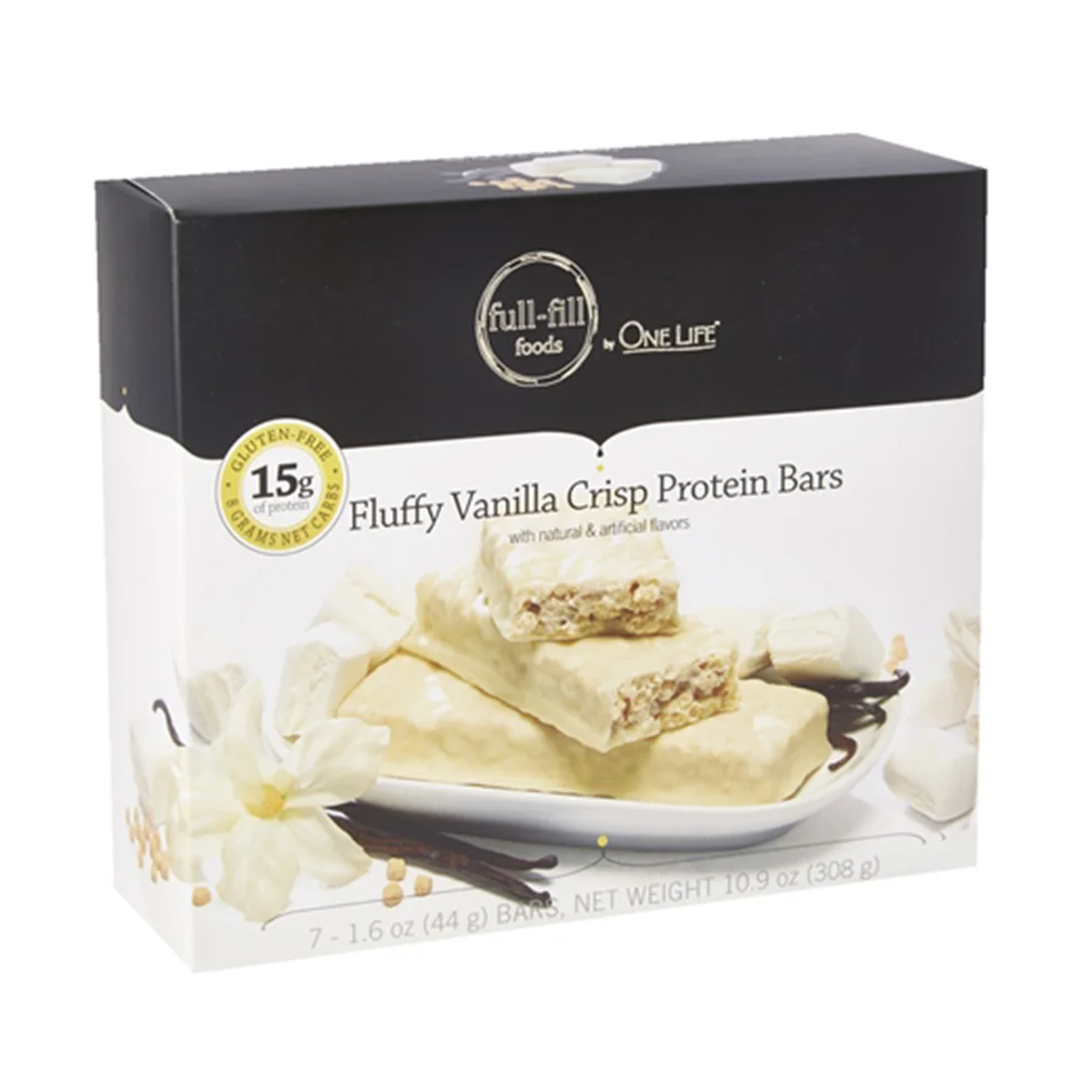 Fluffy Vanilla Crisp Protein Bars — One Life Diet San Diego's Best