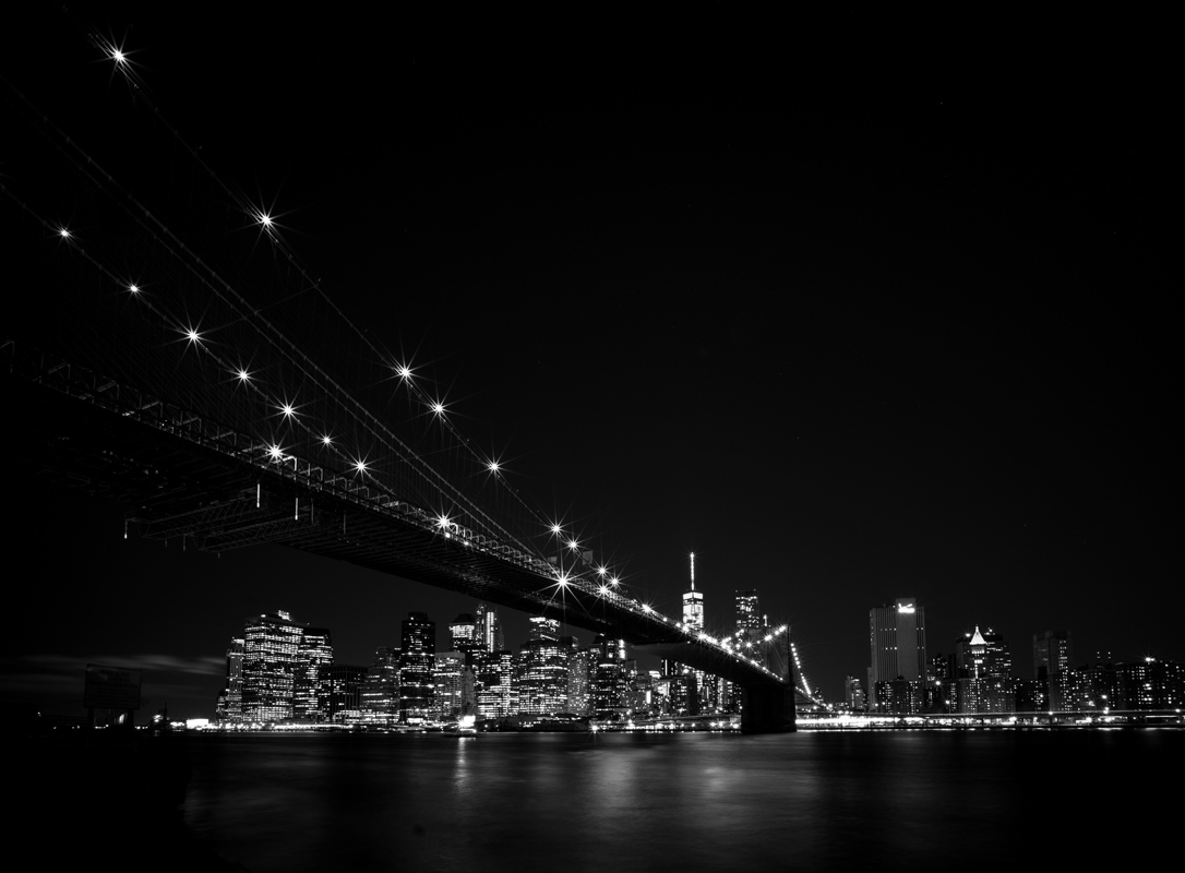 Brooklyn bridge & downtown Manhattan
