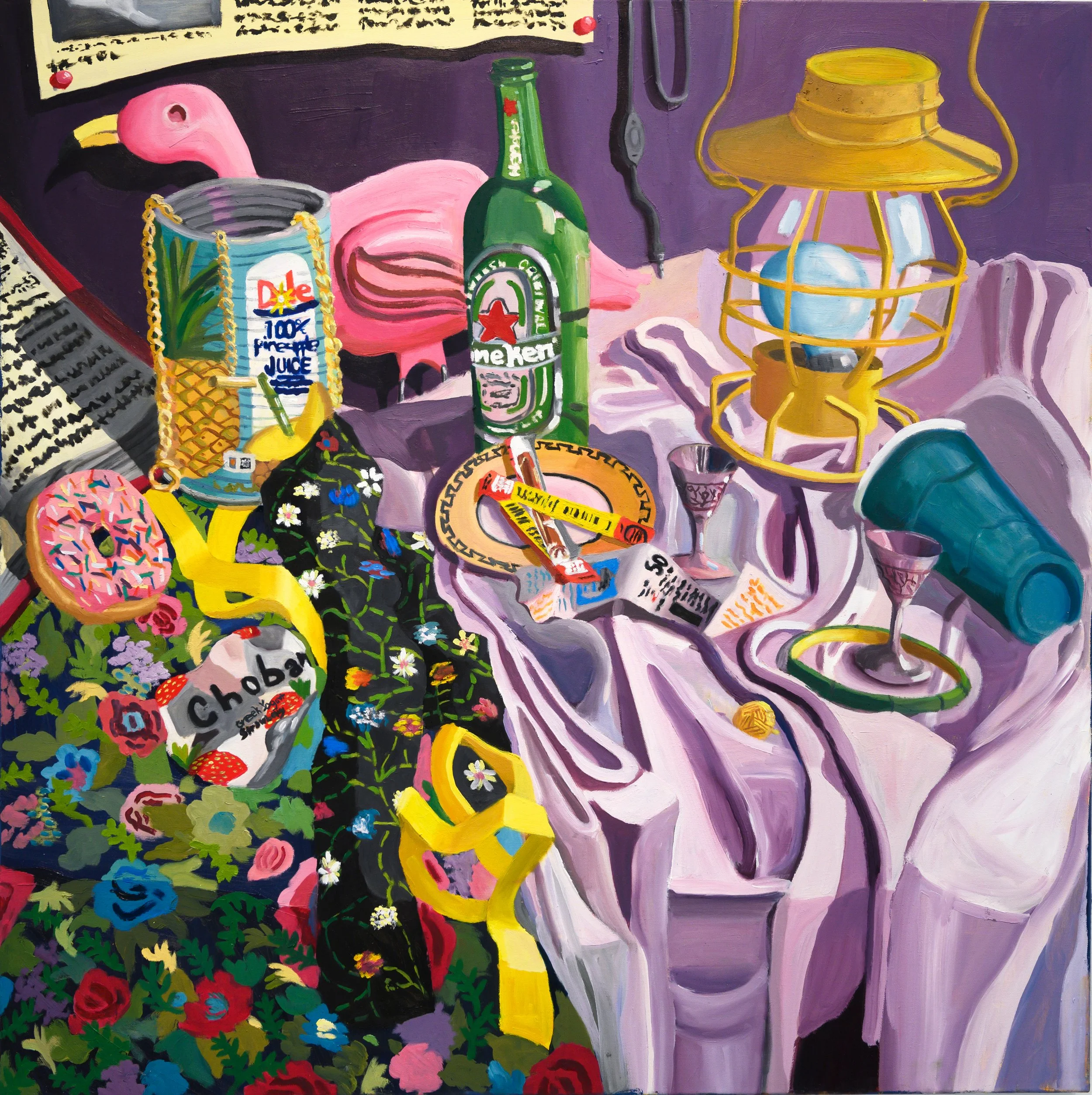  Alison Cofrancesco Accumulation Oil on canvas 48” x 48” Original not for sale, prints for $35 