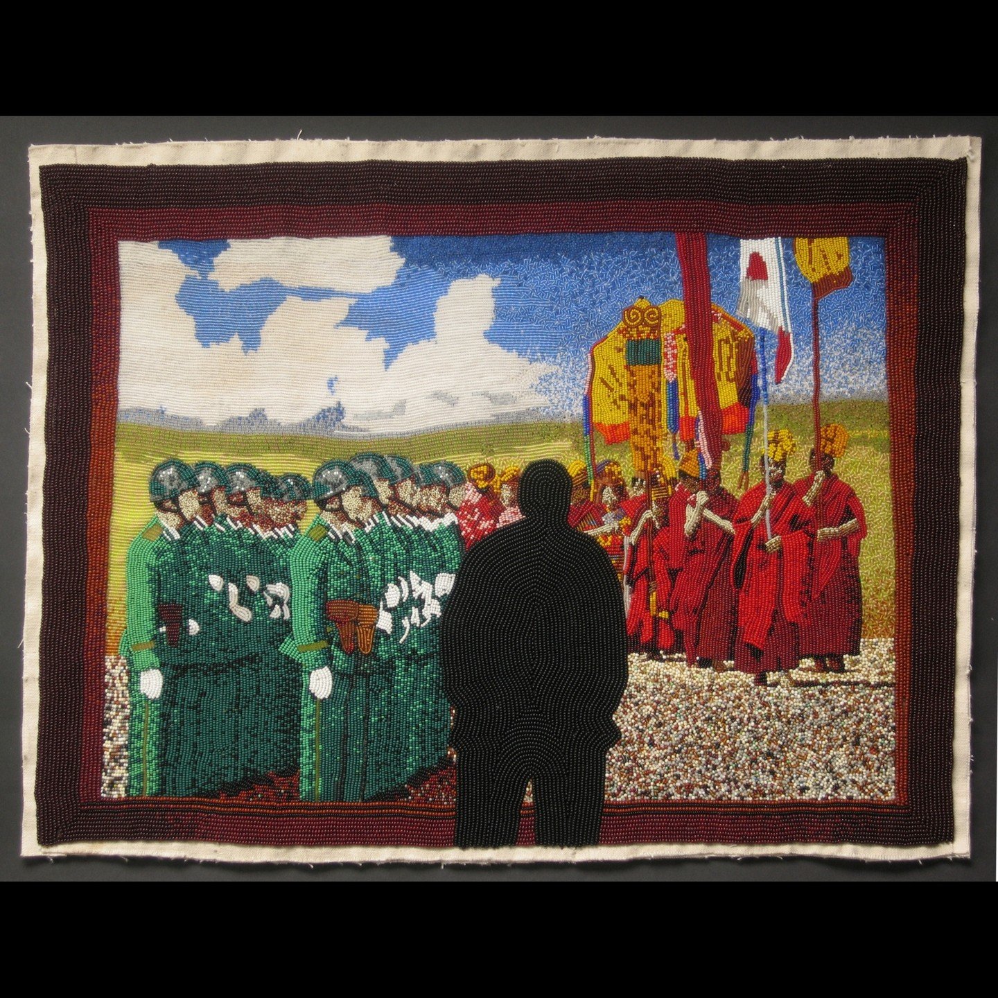 Scott Schuldt's &quot;Untitled&quot; showcases an amazing beaded composition with exquisite detail and color. ⁠
A must-see at the new show &quot;Hands Off! Hands on Art. On view through July 27.⁠
⁠
.⁠
.⁠
.⁠
.⁠
.⁠
#kehlerliddellgallery #newhavenart #a