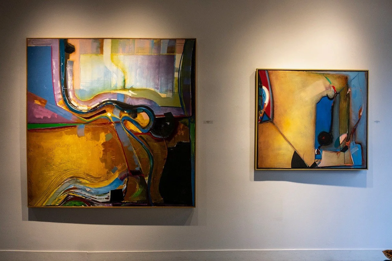 This weekend, come visit us to explore our current exhibitions: &quot;Upon Further Reflection&quot; by Mark St. Mary and the mesmerizing &quot;Earth Visions: Land from Above, Deep Sea from Below&quot; by William Butcher. ⁠
⁠
Our gallery hours are Thu