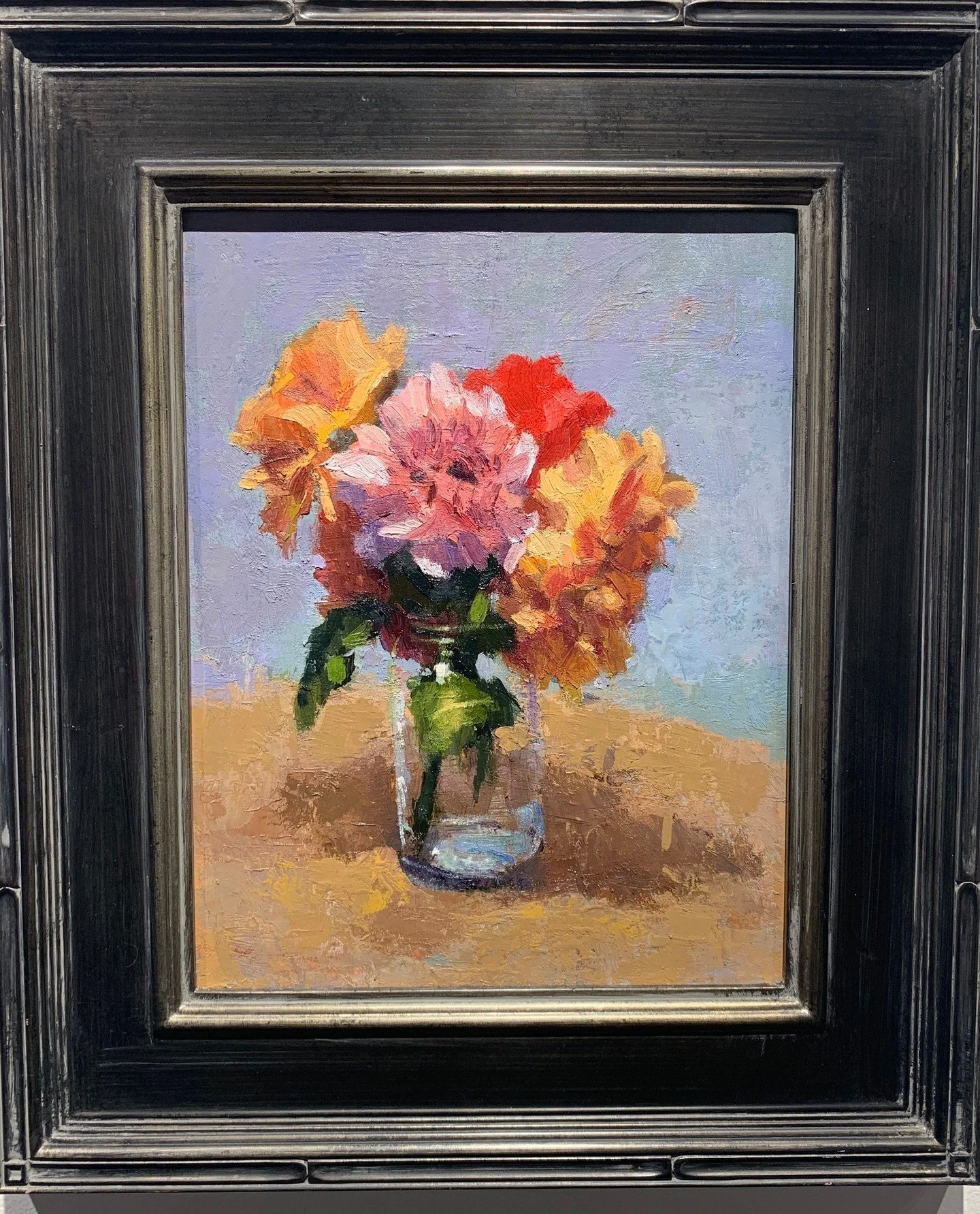 Everlasting dahlias is what we need! original oil painting by @frankbruckmann⁠
.⁠
.⁠
.⁠
.⁠
.⁠
#kehlerliddellgallery #newhavenart #artscouncilnewhaven #wvra  #westvillect #ctartists #nearts #artgallery #contemporaryart #artfinder #artist of the day # 