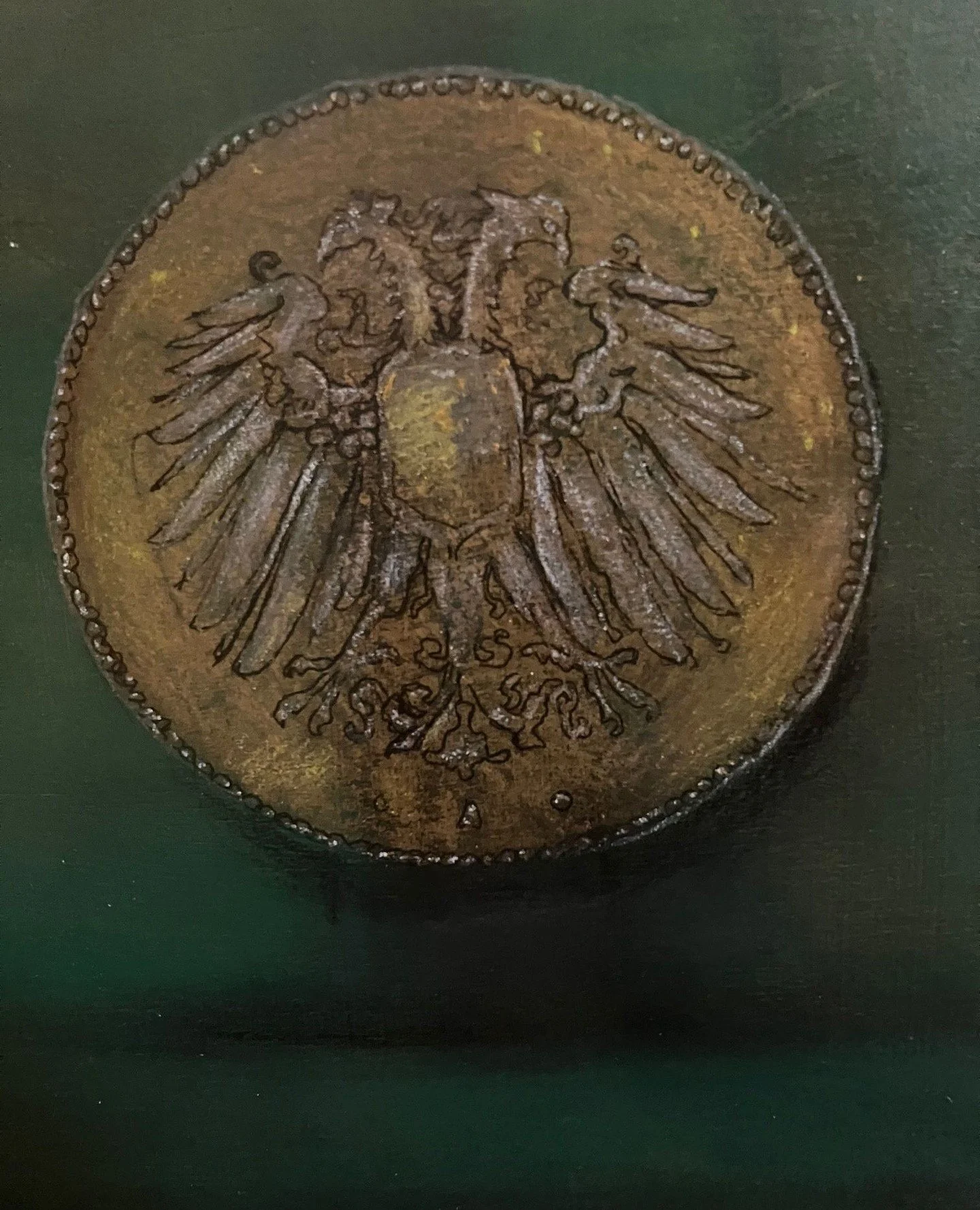 Just a detail from Tom Edward's piece, Galileo's Birds, made with oil paint, pastel and prismacolor. ⁠
⁠
Are you a birdwatcher? Everything in Edward's exhibit has something to do with birds. No binoculars necessary but welcome!⁠
⁠
.⁠
.⁠
.⁠
.⁠
.⁠
#keh