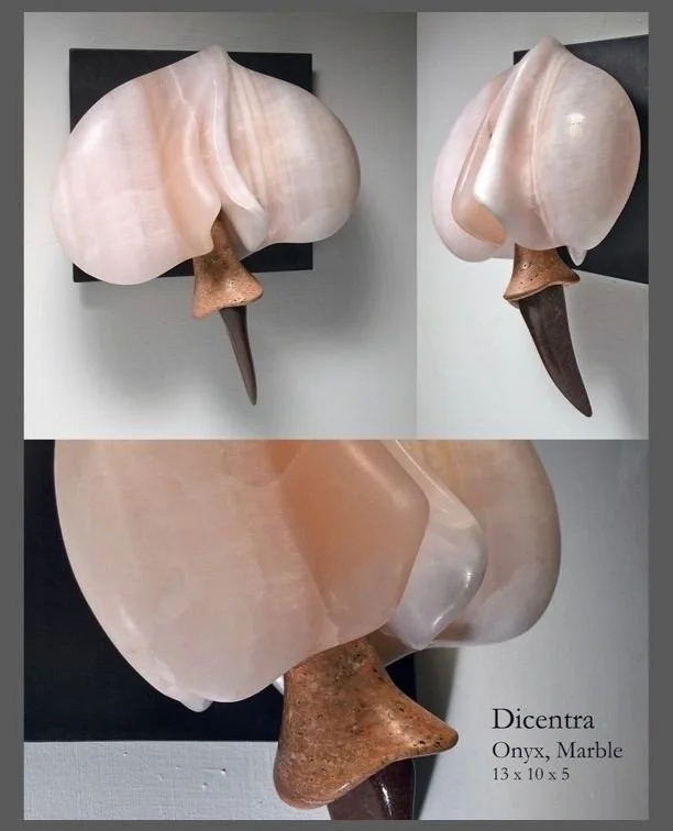 This pink stone came from the border of Iran and Afghanistan and was shaped, practically alchemized, by the highly capable hands of Gar Waterman. Now she hangs on the wall of our gallery in SEED until March 15.⁠
⁠
"For Waterman, the form, functi