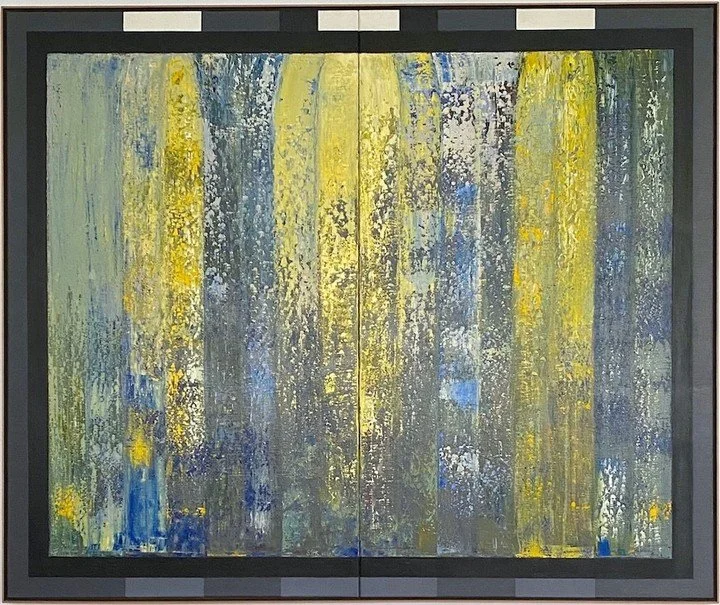 Sheldon Krevit, Utterance of Paintingness, 60 x 72", oil on canvas⁠
⁠
OPENING RECEPTION, today!⁠
⁠Sunday, April 26 2-5pm, artists' talk at 3pm⁠
⁠
Sheldon Krevit will be showing some of his most highly prized works in his farewell to KLG exhibit,