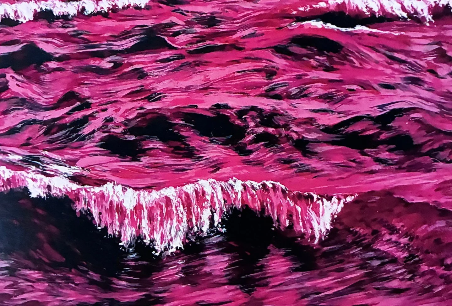 KLG member artists exhibit waaaaaay beyond these walls!⁠
⁠
@seangallagher wrapped up a group show this winter in Venice, Italy ⁠
⁠
"These Wine-Dark, Warming Currents, Rising"⁠
Acrylic on panel⁠
.⁠
.⁠
.⁠
.⁠
.⁠
#kehlerliddellgallery #newhaven