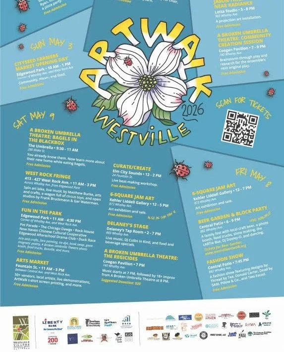 Make sure you know what is happening for ArtWalk!!!! ⁠
⁠
Besides the work of our fabulous member artists, come see the community art show run by 6-squared Jam Art in the space until this Saturday. www.westvilleartwalk.org⁠
⁠
.⁠
.⁠
.⁠
.⁠
.⁠
#kehlerlid