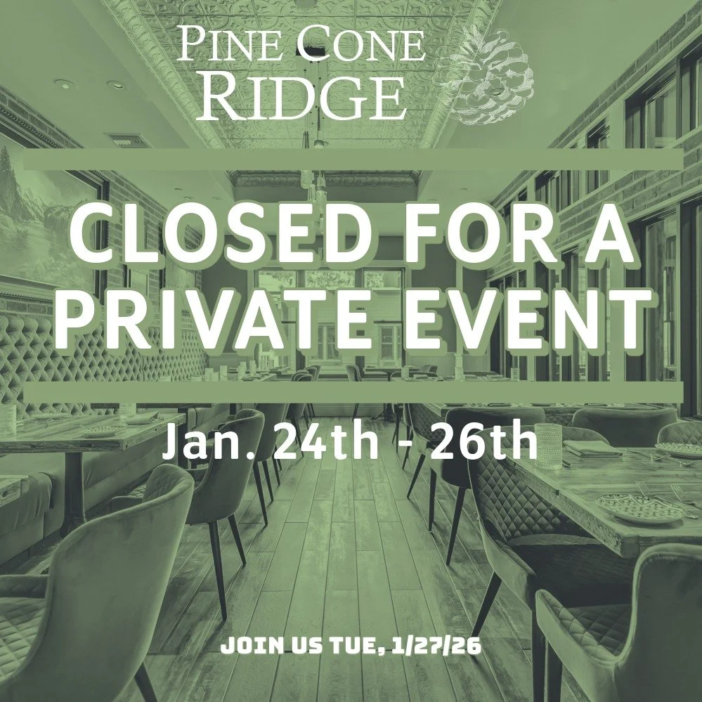 We will be hosting some private events for Sundance, but we look forward to serving you starting Tuesday next week.
