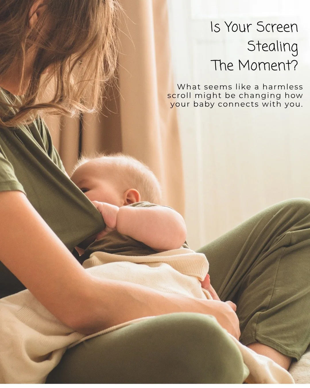 We all do it — the feeding session stretches on, baby’s finally latched, and the phone’s right there.
You tell yourself, “Just a quick scroll...”
But here’s the thing — science is showing that these tiny mom