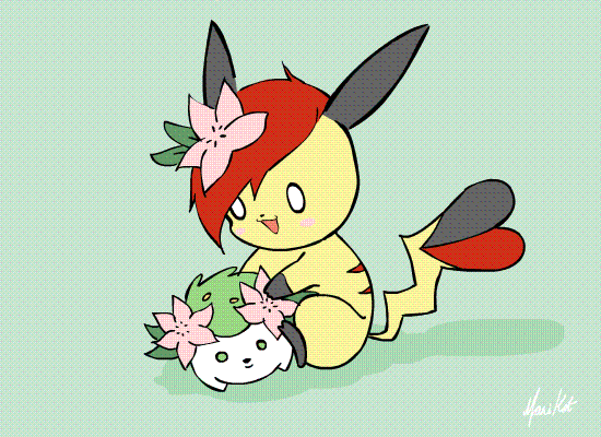 Done as a gift for another friend of mine. Also her Pokemon character.