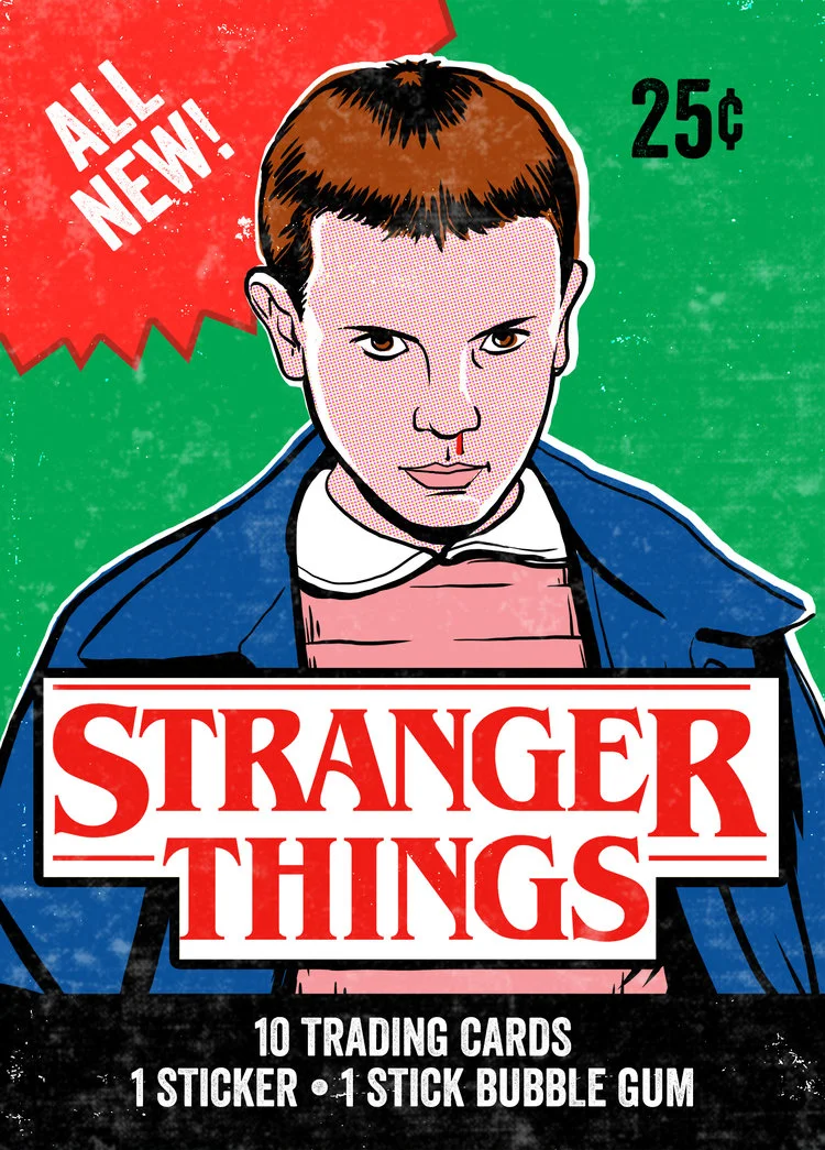 Stranger Things Wax Packs, by Tim Baron