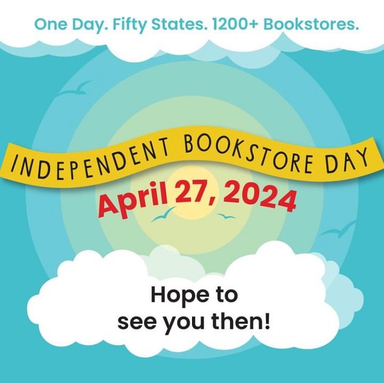 Saturday the 27th is Independent Bookstore Day! Come see us and @pearlsbooks, @underbrushbooks, @twofriendsbooks, @onceuponatime_books, and @maslibritosbookstore this Saturday!