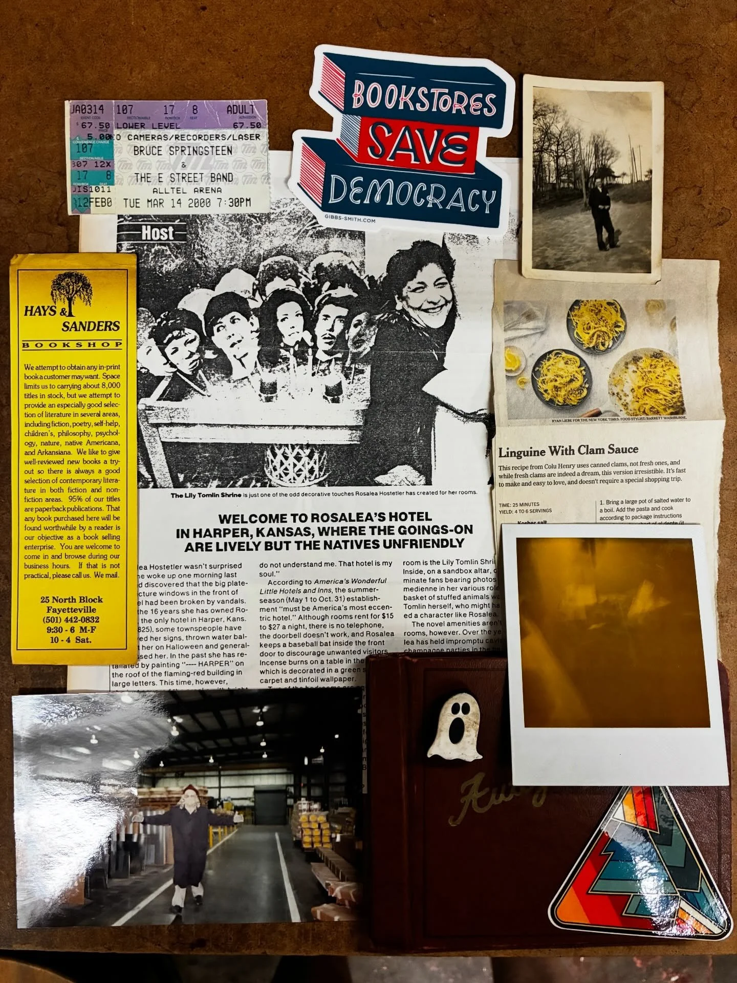 Some of the more interesting finds being used as bookmarks this week! Rosalea sounds like quite the character, and we&rsquo;re not sure what&rsquo;s happening in that warehouse but we hope the photographer is okay!