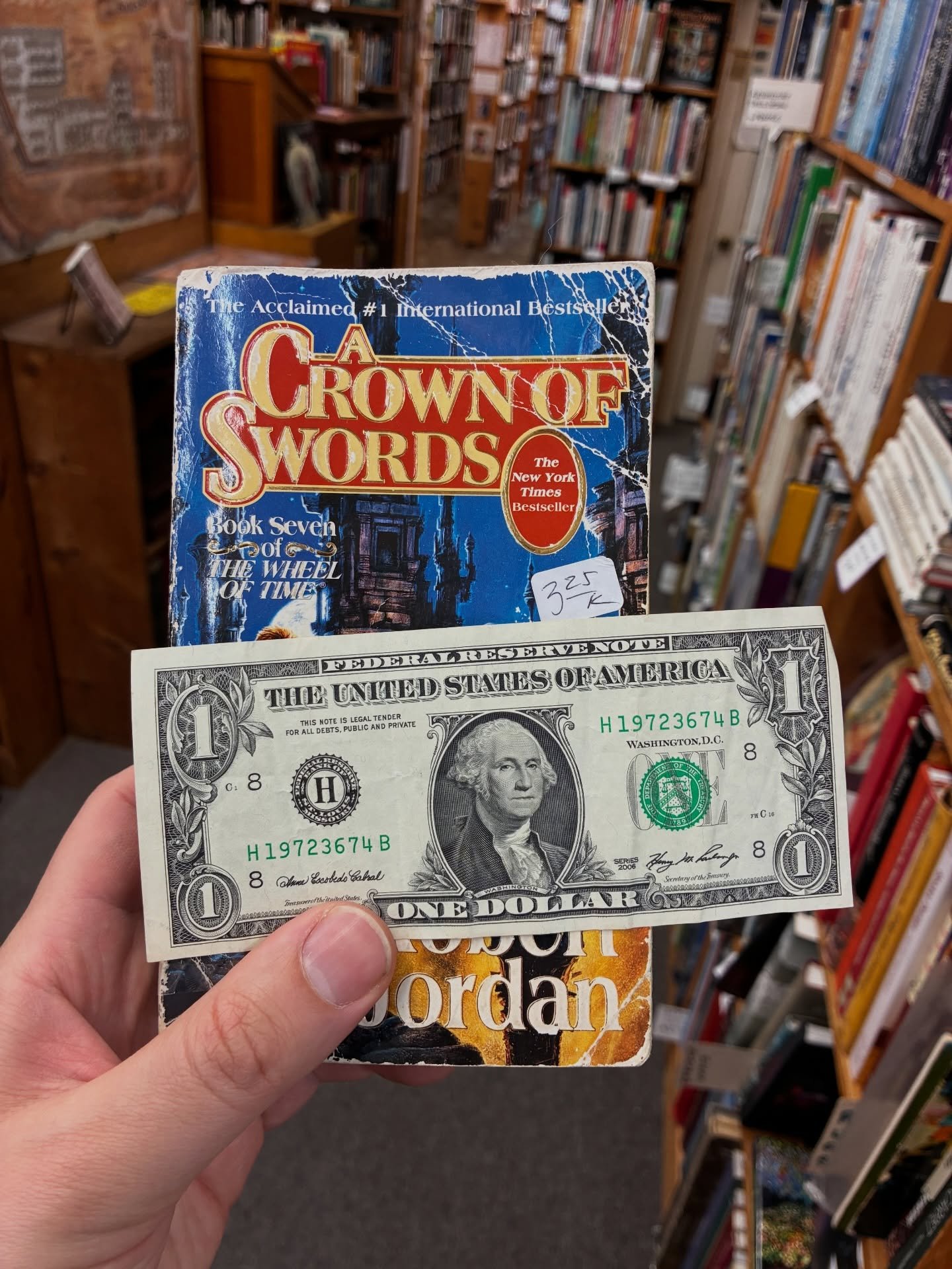 Yes, we do find money in books sometimes! 💵💵💵