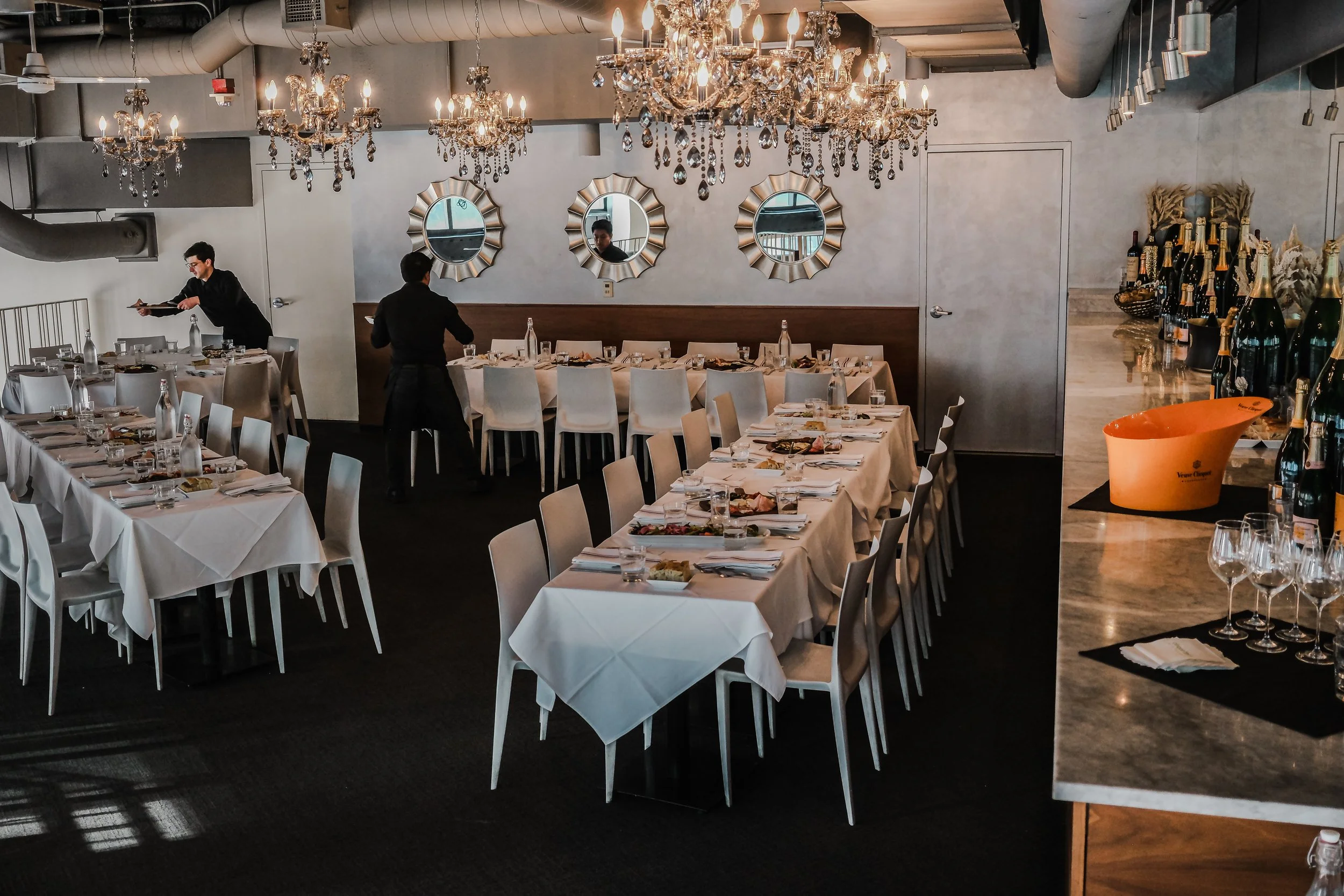 Private Dining Mezzanine at Cinque Terre Ristorante in downtown Seattle