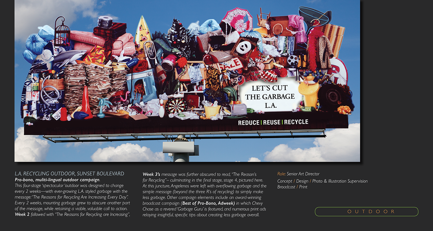 Los Angeles Recycling Campaign--Pro bono