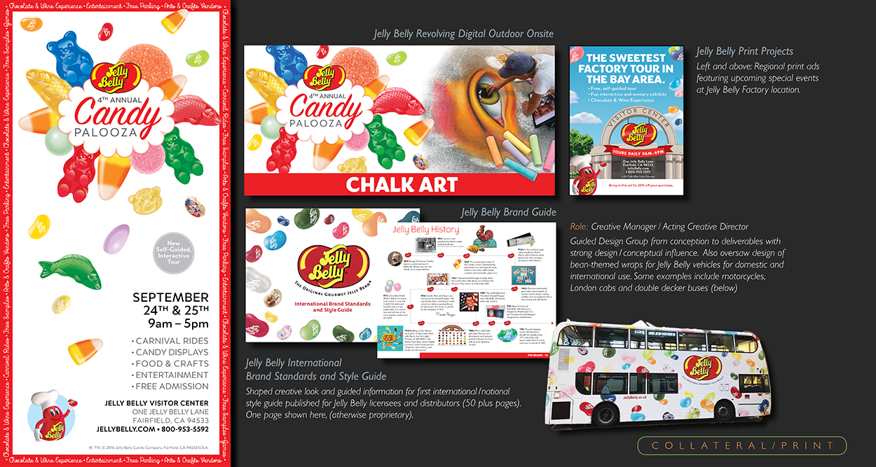 Jelly Belly Collateral & Identity Projects