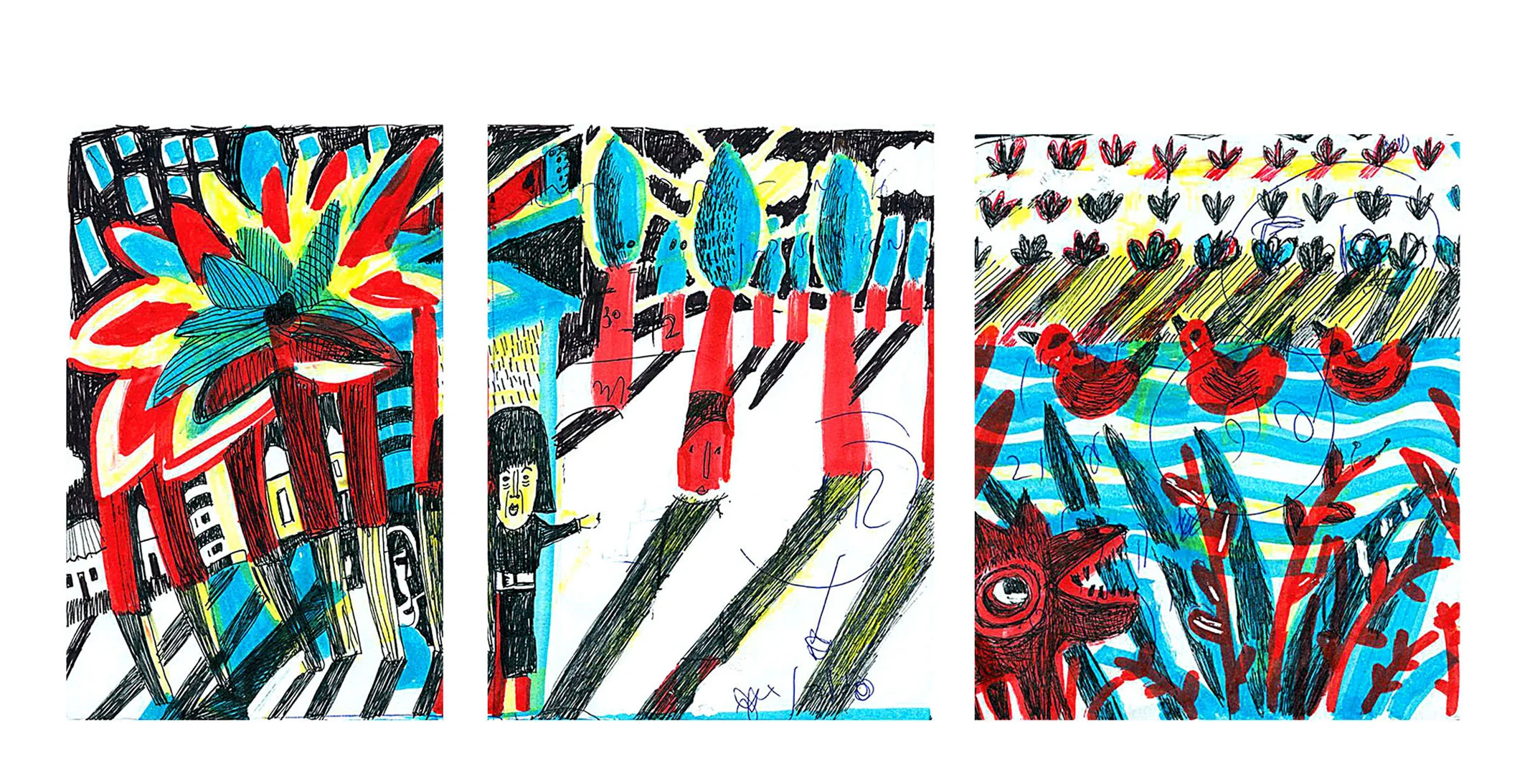 My Favorite Novel illustration for “Norwegian Wood “ by Haruki Murakami, Haaretz Magazine