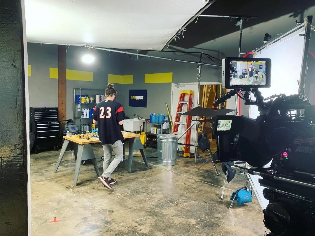 Photon Grip and Electric lighting up a Carmax shoot for @spangtv and @dannycaps77 . #gripandelectric