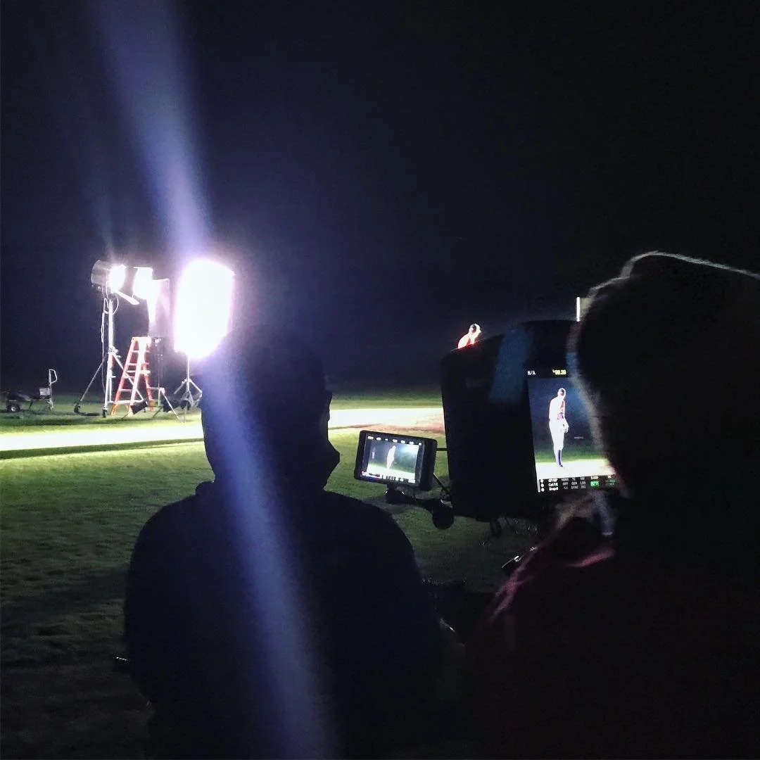 Big lights for baseball.