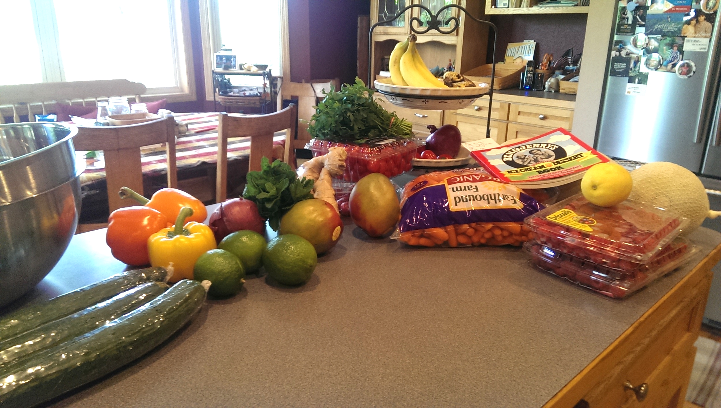 The colors of cooking fresh...