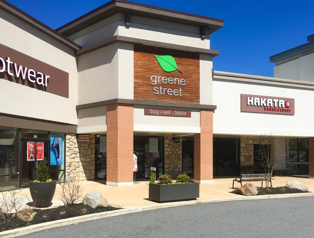 Greene Street Gateway Shopping Center storefront