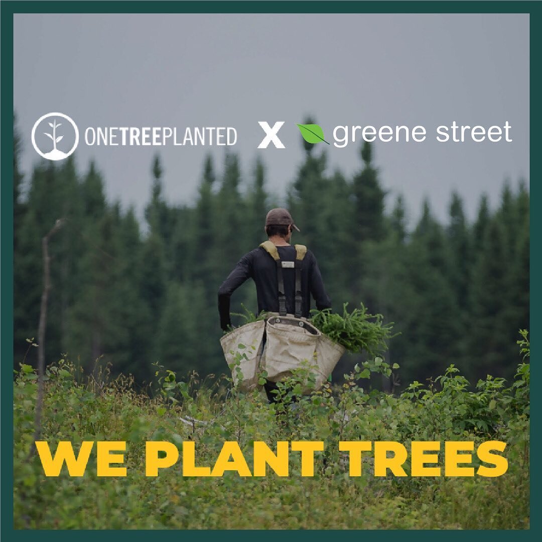 Exciting News!!! 🎉 We've partnered with One Tree Planted! 
Coming soon to all stores, our Greene Street &ldquo;there is no planet b&rdquo; totes (swipe to see) a portion of the proceeds will go directly to one tree planted! Keep an eye out for them-