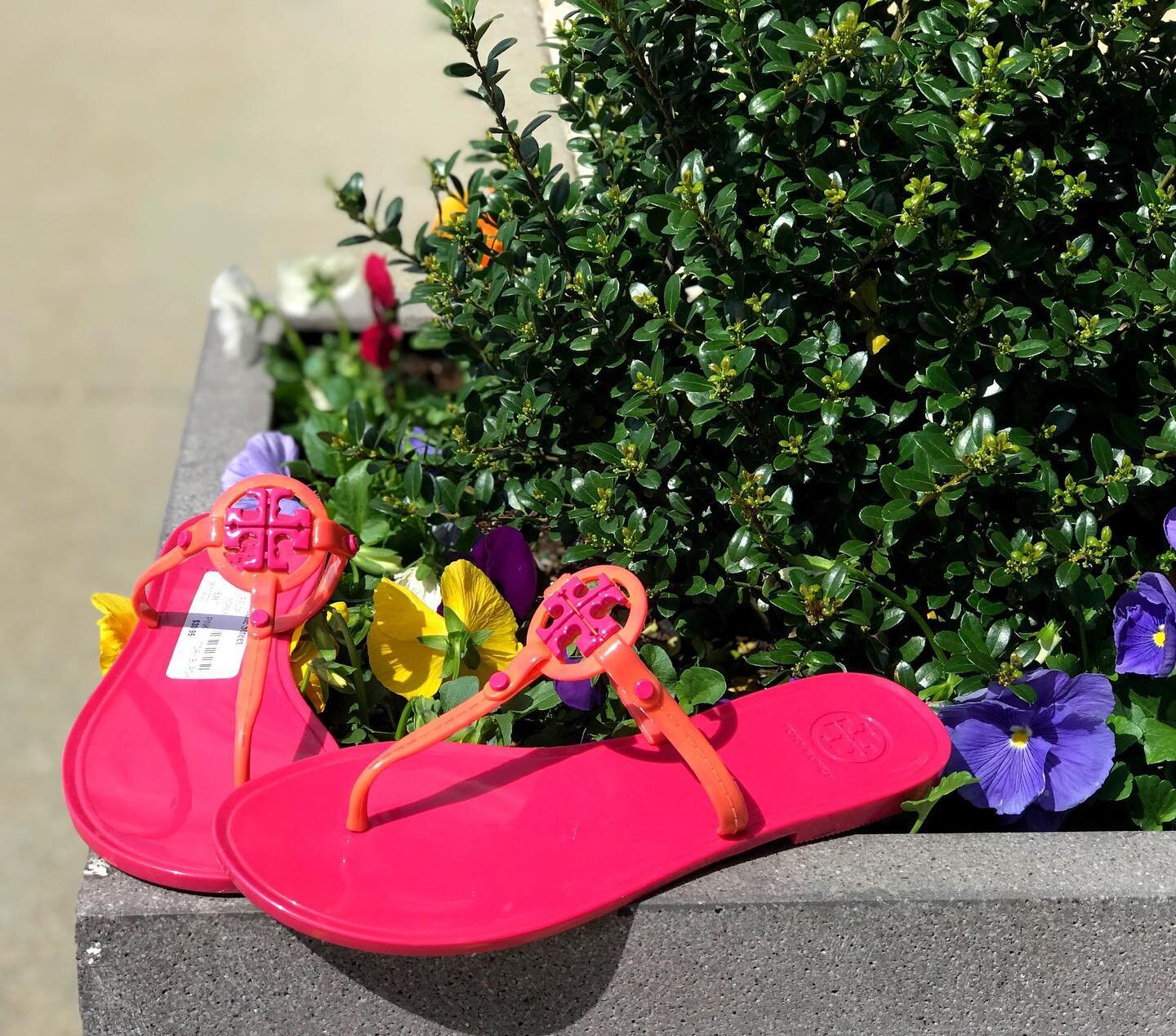 Brighten up your day with these Tory Burch sandals! 🌺Available at @greenestreesnyder for $30.96 size 7
⠀⠀⠀⠀⠀⠀⠀⠀⠀
For inquiries call or email us!
📞267-807-1295
📧snyder@greenestreet.com