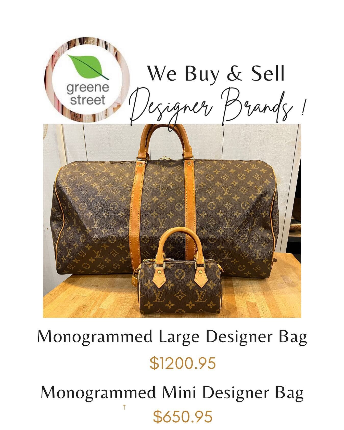 The Designer Jet Set Duo
Large Bag ✈️ $1200.95
Mini Bag ☝🏼$650.95

@greenestreetgateway to purchase.
🧐 Inquiries? 💝 Connect with us!
📞 (484) 367-7412
📧 gateway@greenestreet.com

@greenestreetgateway is not affiliated with the brands we sell. All