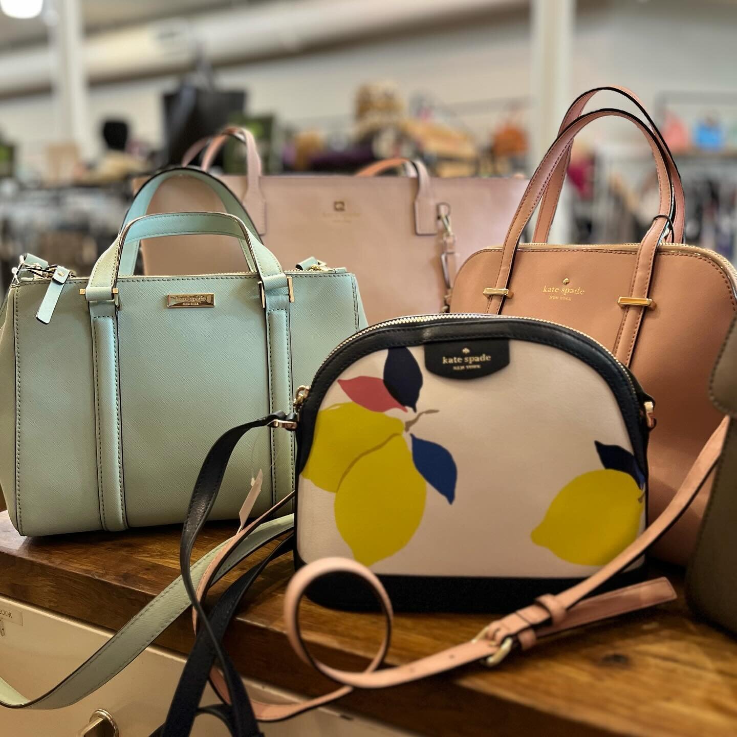 ✨she tucked her coral lipstick away and floated back to the party✨

Step into our &spades;️ suite, only at Greene Street. 

Sky blue convertible xbody: $82.95

Pink convertible half moon xbody tote: $66.95

Lemon print half moon xbody: $130.95

Pink 