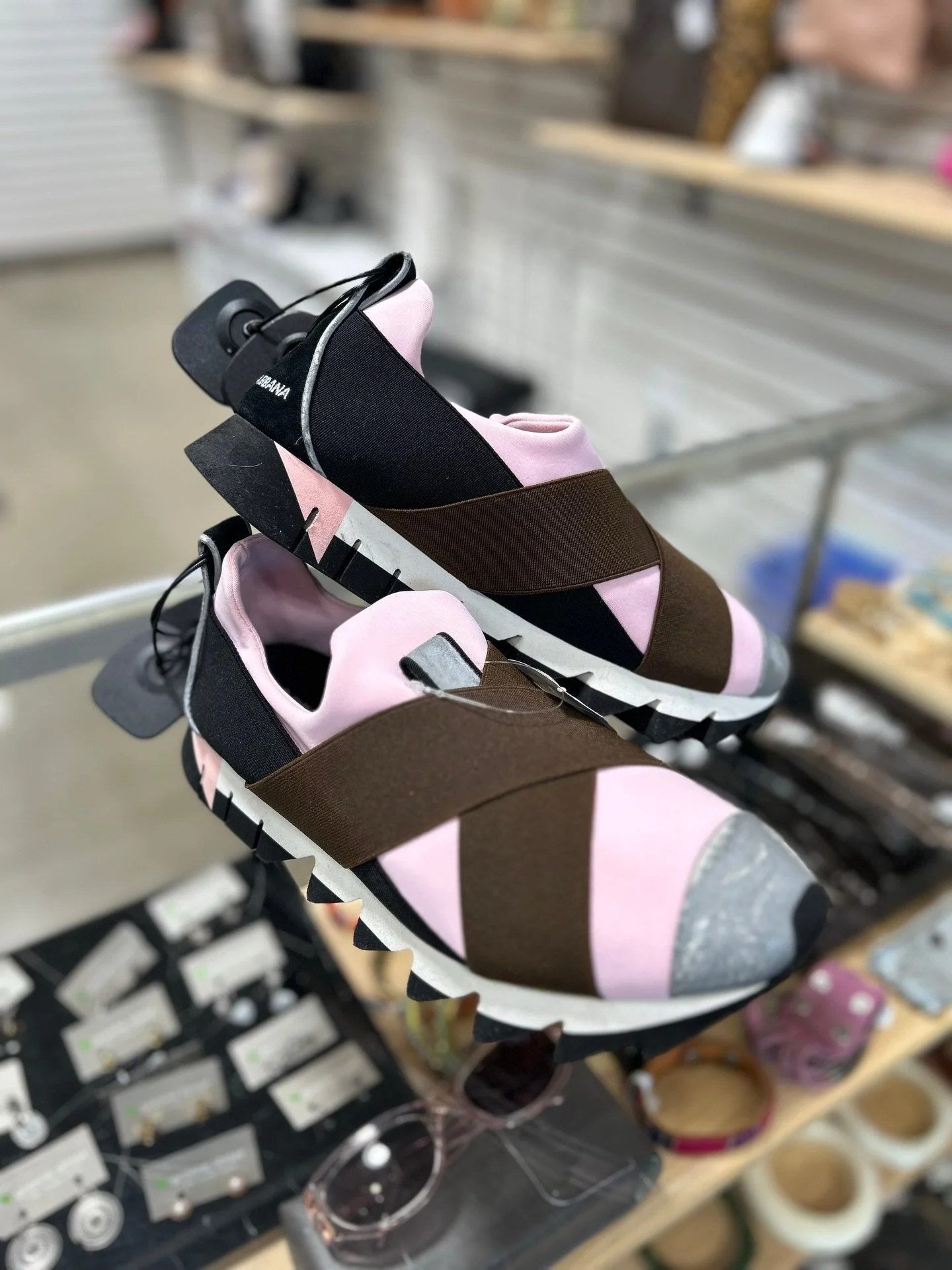 Step into these new D&amp;G sneakers!👟 Available at @greenestreetexton 

Size 40 $175.95

Call or email us for inquiries!
📞610-466-5713
📧fairfield@greenestreet.com