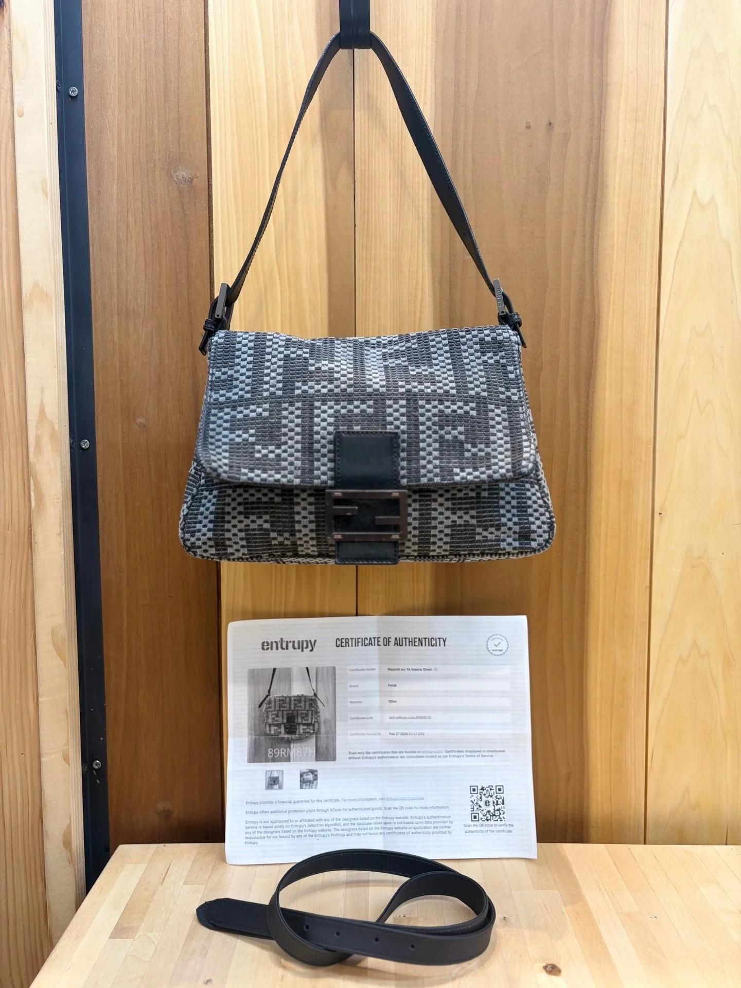 Fresh designer find!💫 Scoop up this gorgeous Fendi Zucca mama baguette bag from @greenestreetenglishvillage

$950.95
✅Authenticated via Entrupy 

Call or email us for inquiries!
📞267-468-7531
📧englishvillage@greenestreet.com