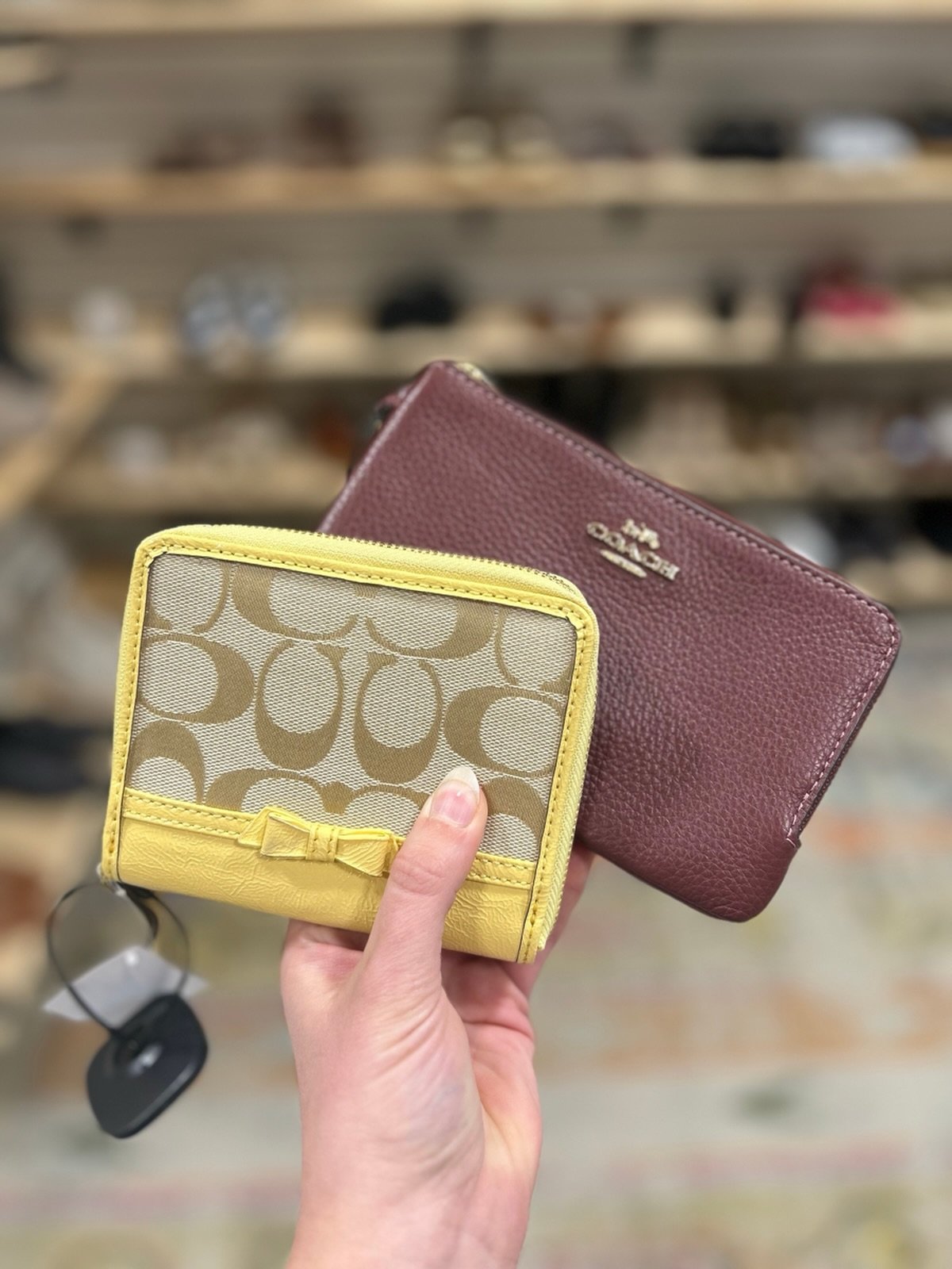 New wallets in at @greenestreetexton!!✨

Yellow: $19.95
Burgundy: $22.95

Email us for inquiries!
📧fairfield@greenestreet.com