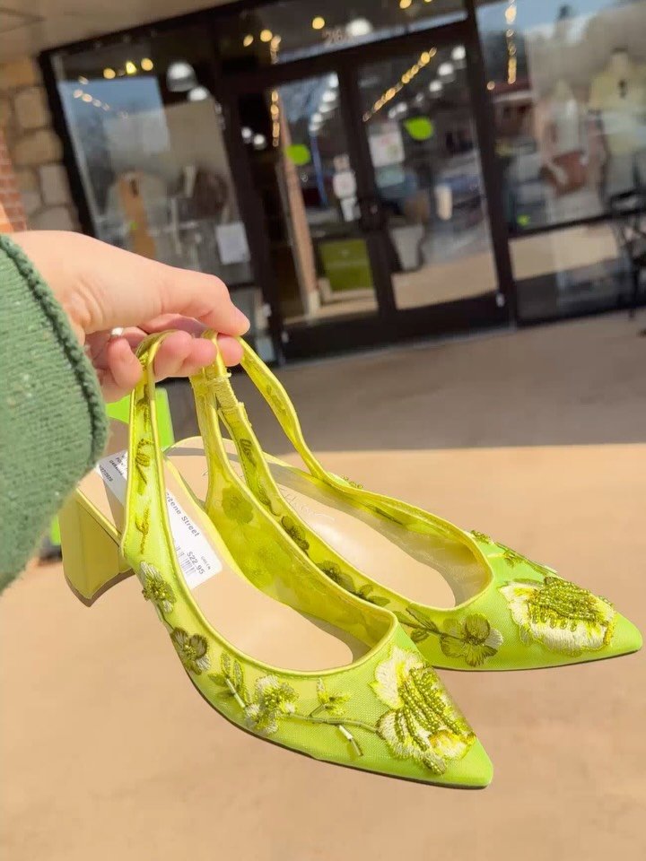 Step into these cute beaded heels! New in at @greenestreetgateway! 👠

Betsey Johnson 
Size 6.5 $22.95

Email us for inquiries!
📧gateway@greenestreet.com