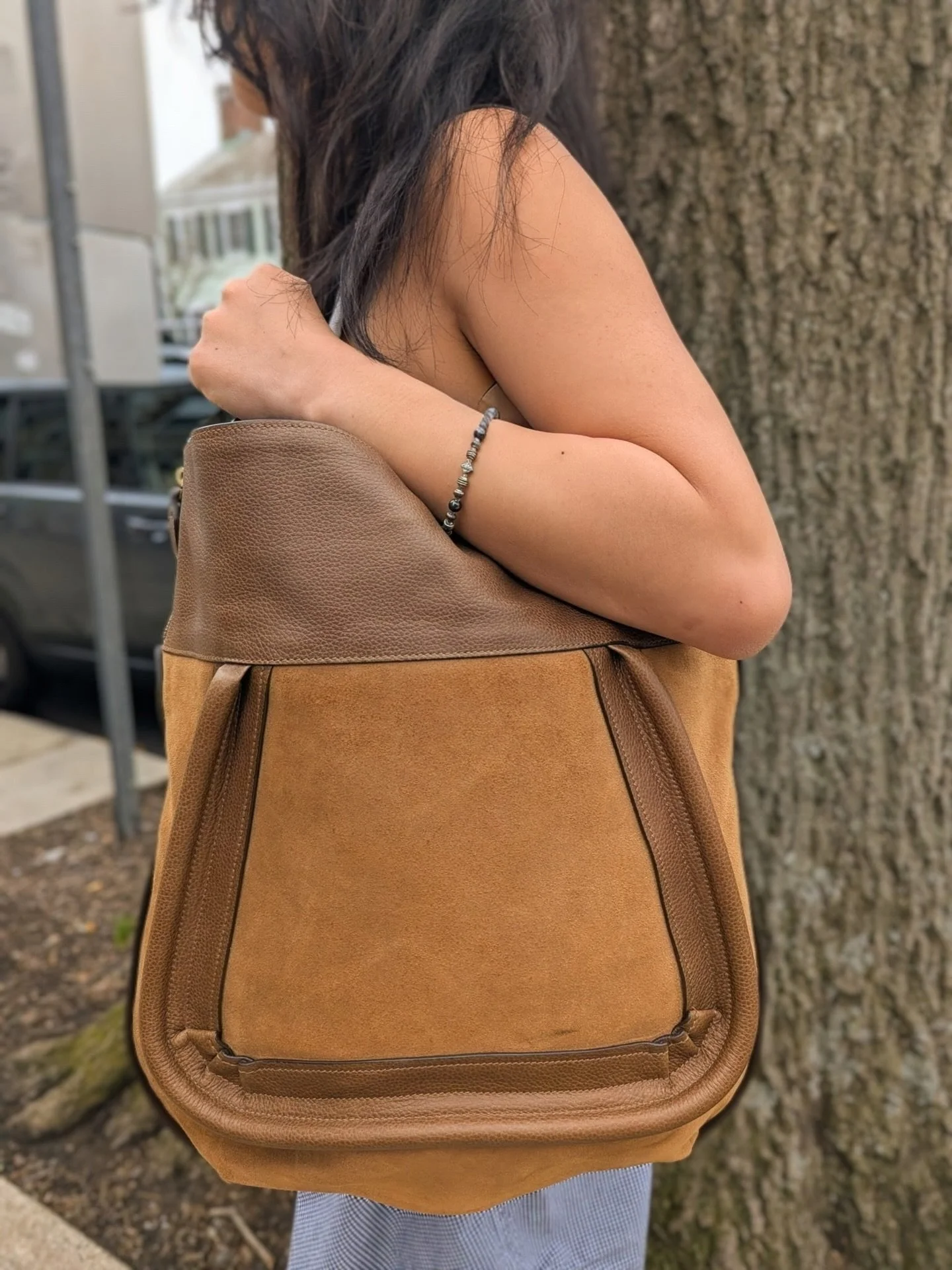 The neutral suede designer bag is a must-have!✨ Available at @greenestreetprinceton

Chloe
$350.95

Email us for inquiries!
📧princeton@greenestreet.com