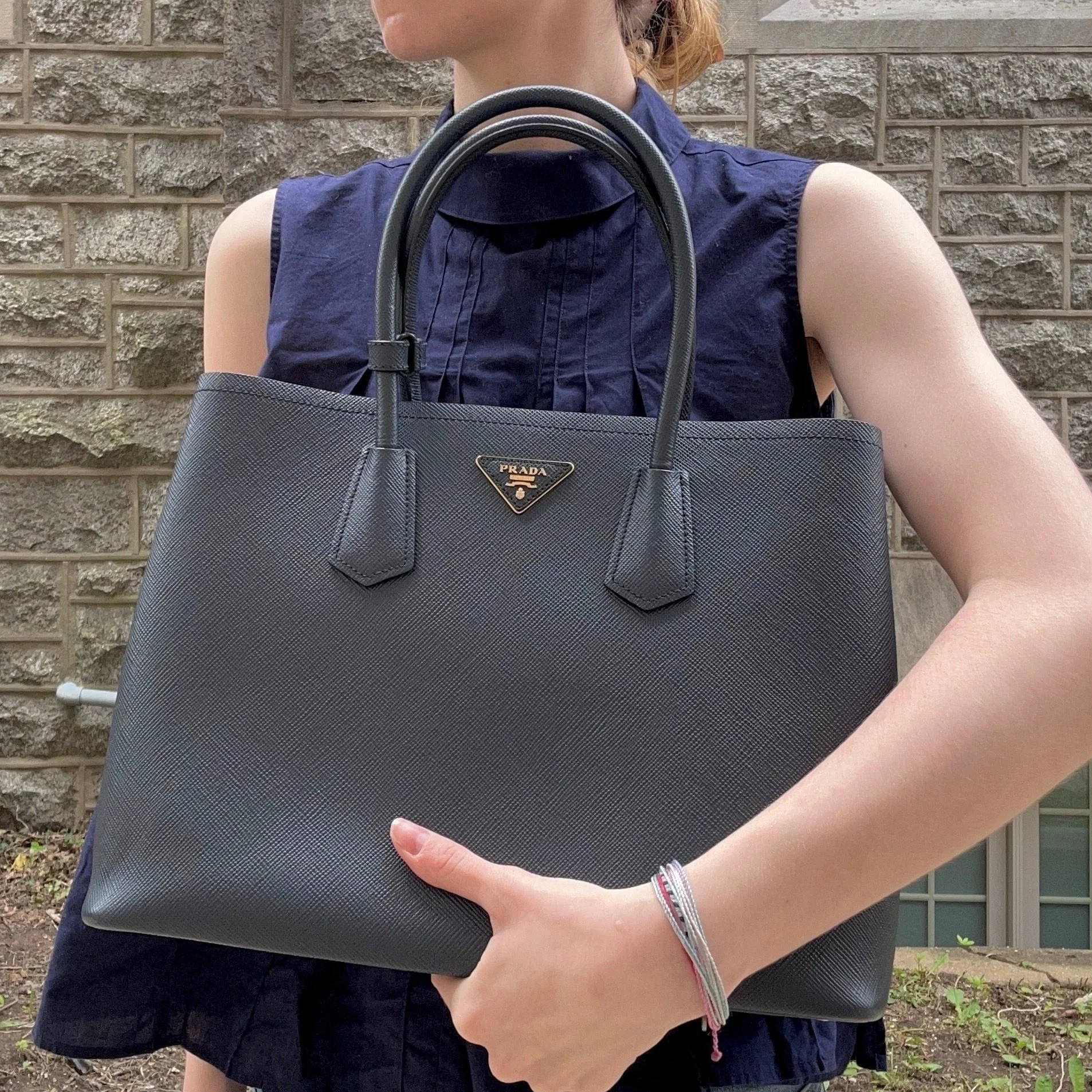 Prada😍 New in at @greenestreetprinceton

$1,050.95
✅Authenticated via Entrupy

Email us for inquiries!
📧princeton@greenestreet.com