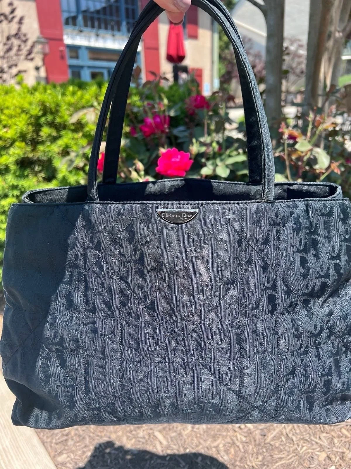 ✨Dior✨ New in at @greenestreetlambertvillenj

Quilted tote 
$500.95
✅Authenticated via Entrupy

Email us for inquiries!
📧lambertville@greenestreet.com