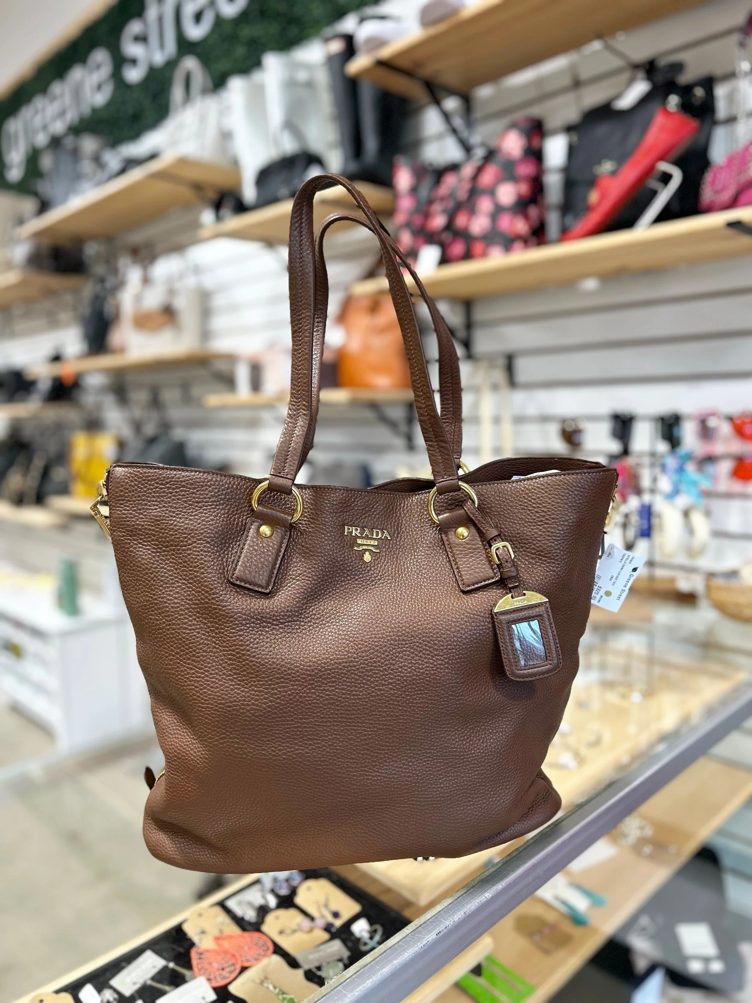 🌟PRADA🌟 Just in at @greenestreetexton

Prada vitello daino leather tote
$925.95
✅Authenticated w/Entrupy

Call or email us for inquiries!
📞610-466-5713
📧fairfield@greenestreet.com