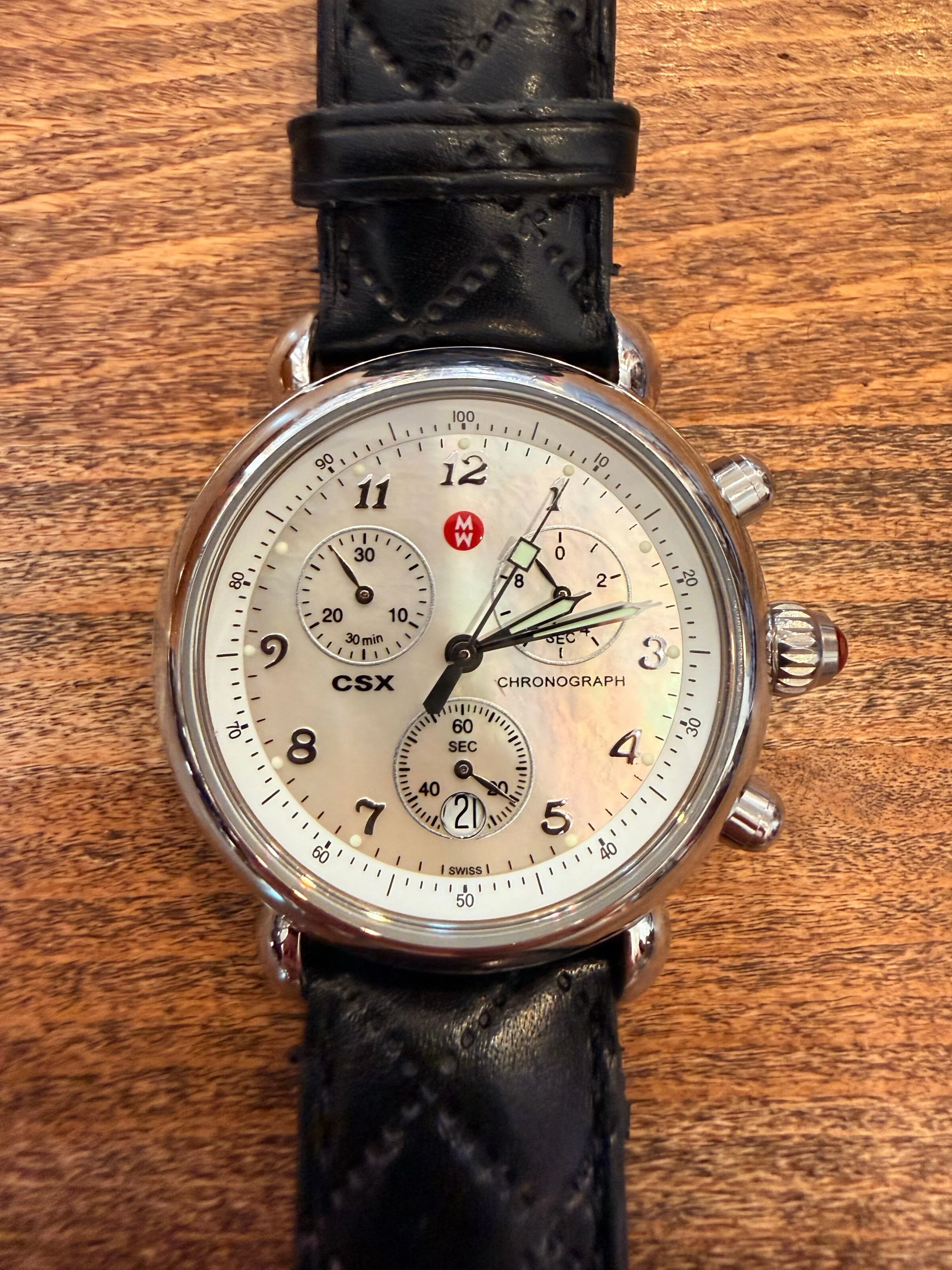 This gorgeous MICHELE watch is a must-have! 😍Available at @greenestreetprinceton 

CSX 36 watch w/interchangeable straps 
$500.95

Call or email us for inquiries!
📞609-904-3004
📧princeton@greenestreet.com