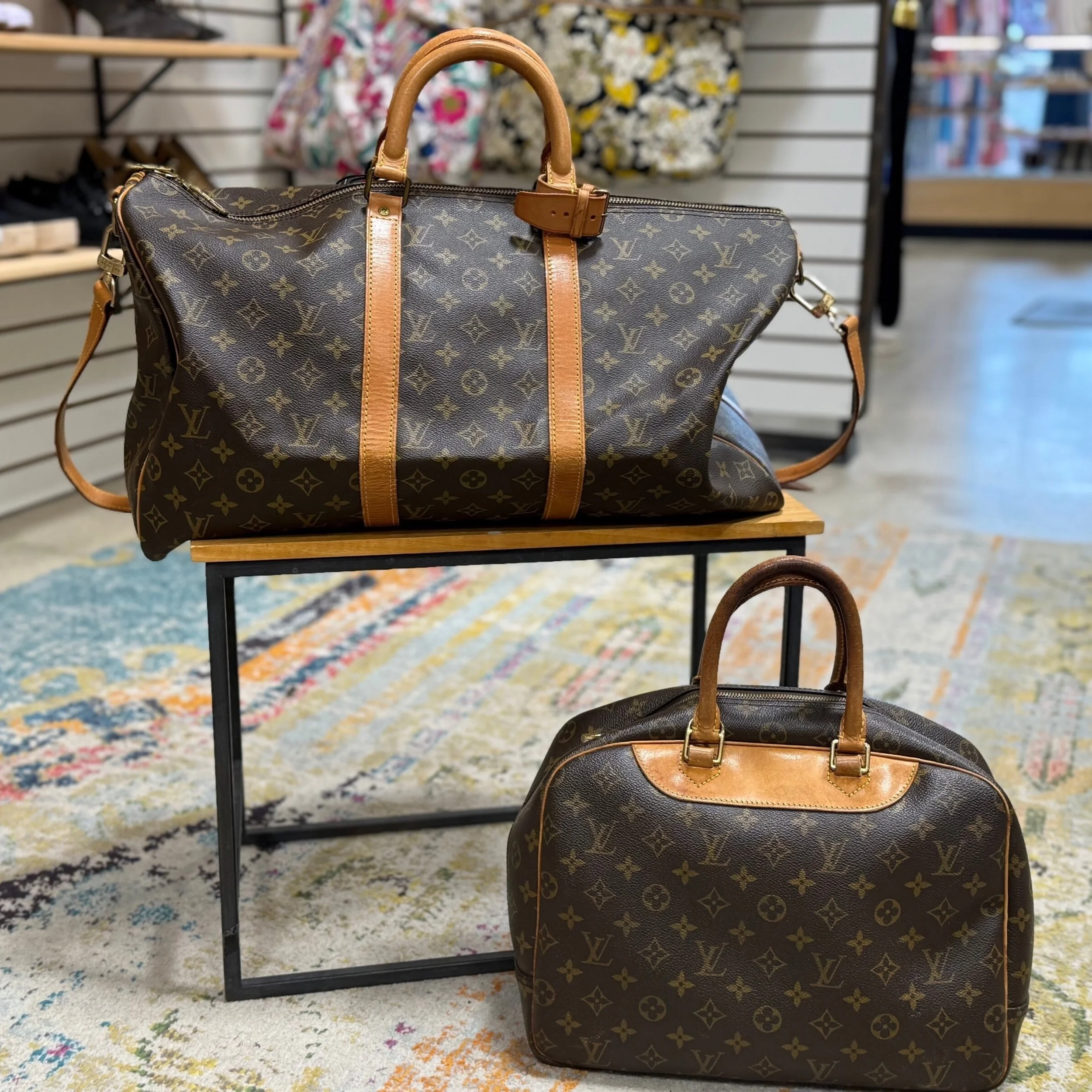 Two gorgeous new Louis Vuitton fins just in at @greenestreetexton!✨

Duffle: $1,400.95
Deuville: $700.95

✅Both Authenticated via Entrupy!

Call or email us for inquiries!
📞610-466-5713
📧fairfield@greenestreet.com