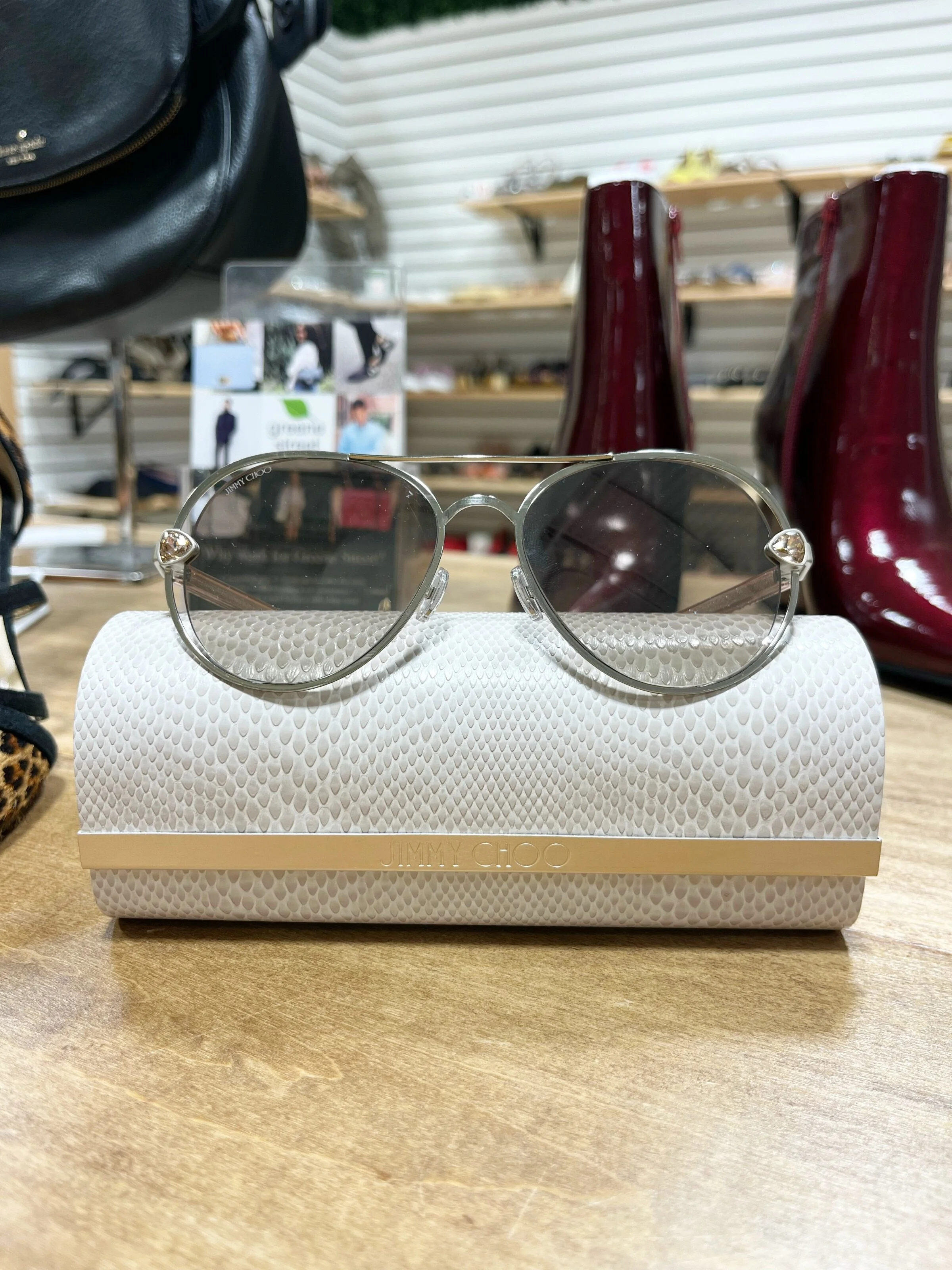 New designer sunnies just in at @greenestreetexton!😎

&bull; Jimmy Choo (2 pairs) $125.95 each
&bull; Chloe $125.95
&bull; Prada $98.95

Call or email us for inquiries!
📞610-466-5713
📧fairfield@greenestreet.com