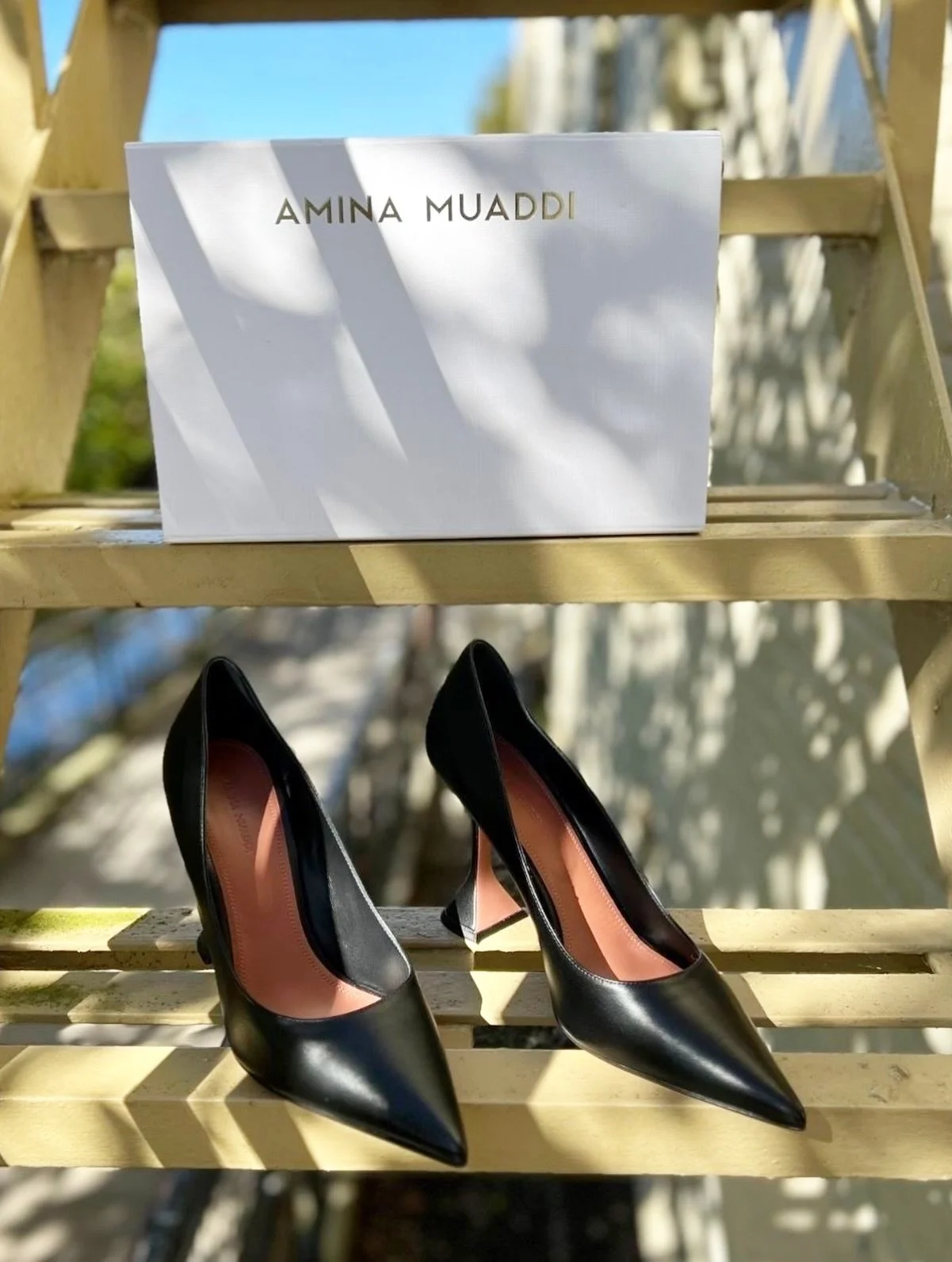 Step into these gorgeous Amina Muaddi heels! New in @greenestreetlambertvillenj✨

NIB Ami pump
$400.95
Size 40

Call or email us for inquiries!
📞609-460-3048
📧lambertville@greenestreet.com
