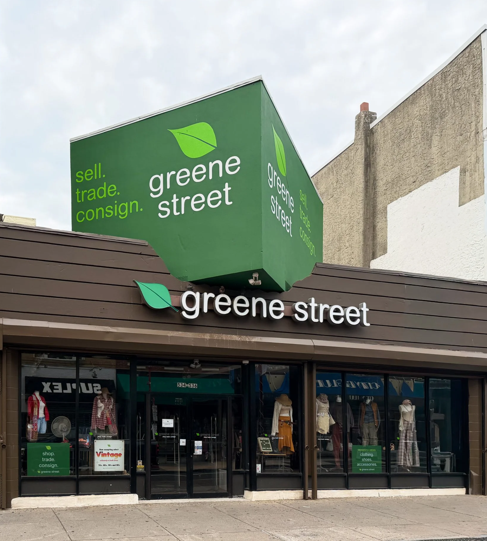 Greene Street South Street storefront