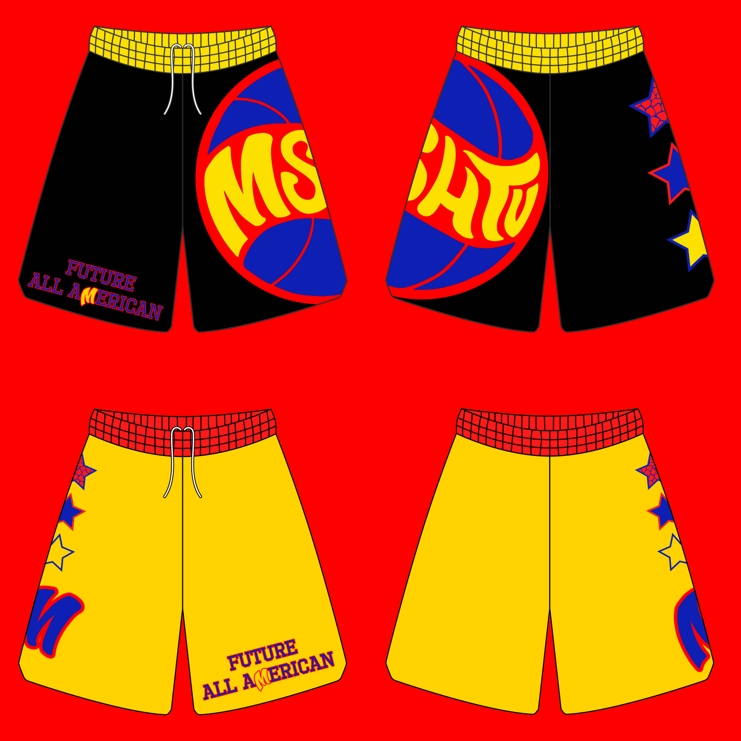 Future All American Reversible Shorts — MSHTV Clothing