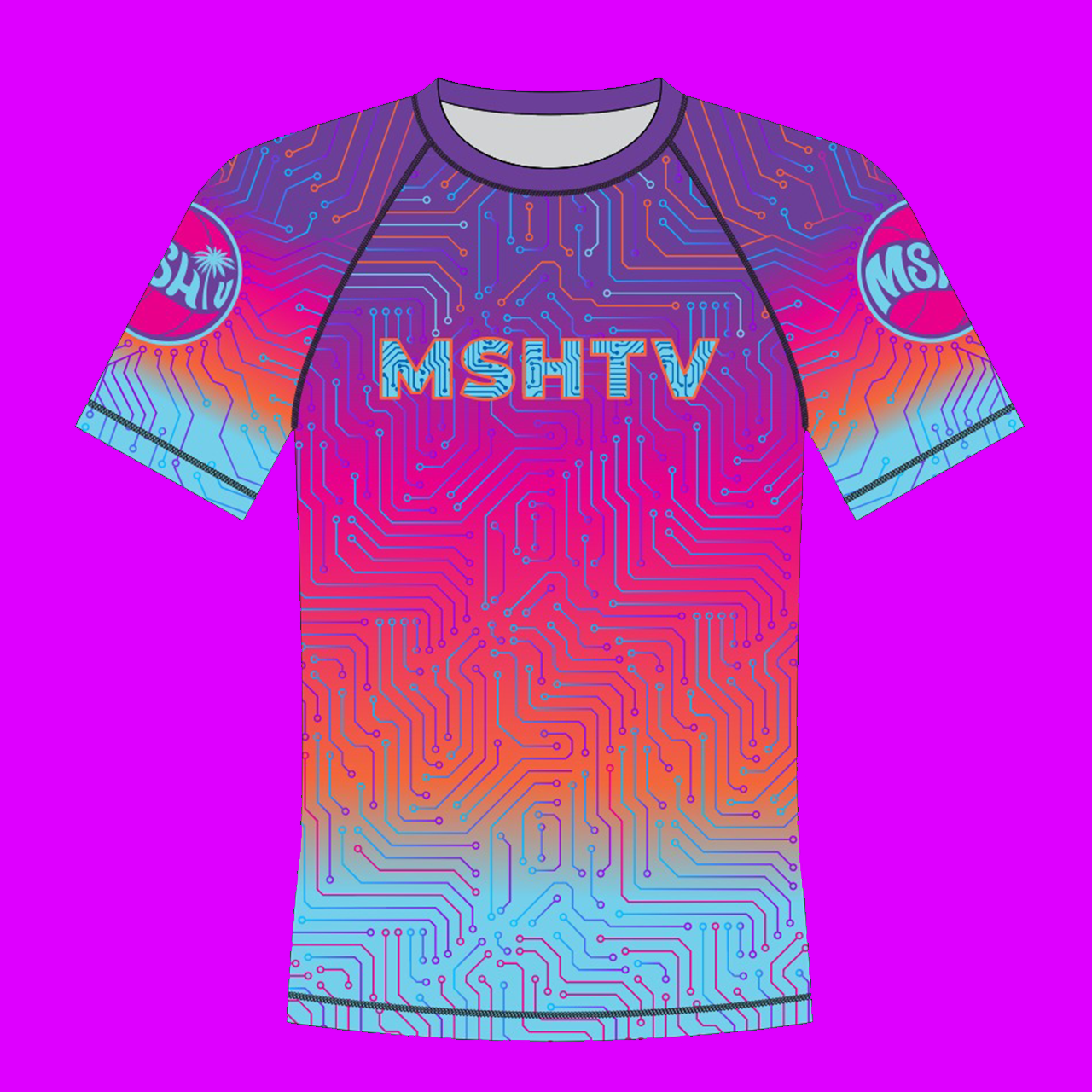 MSHTV Compression Shirt - Letter Print — MSHTV Clothing