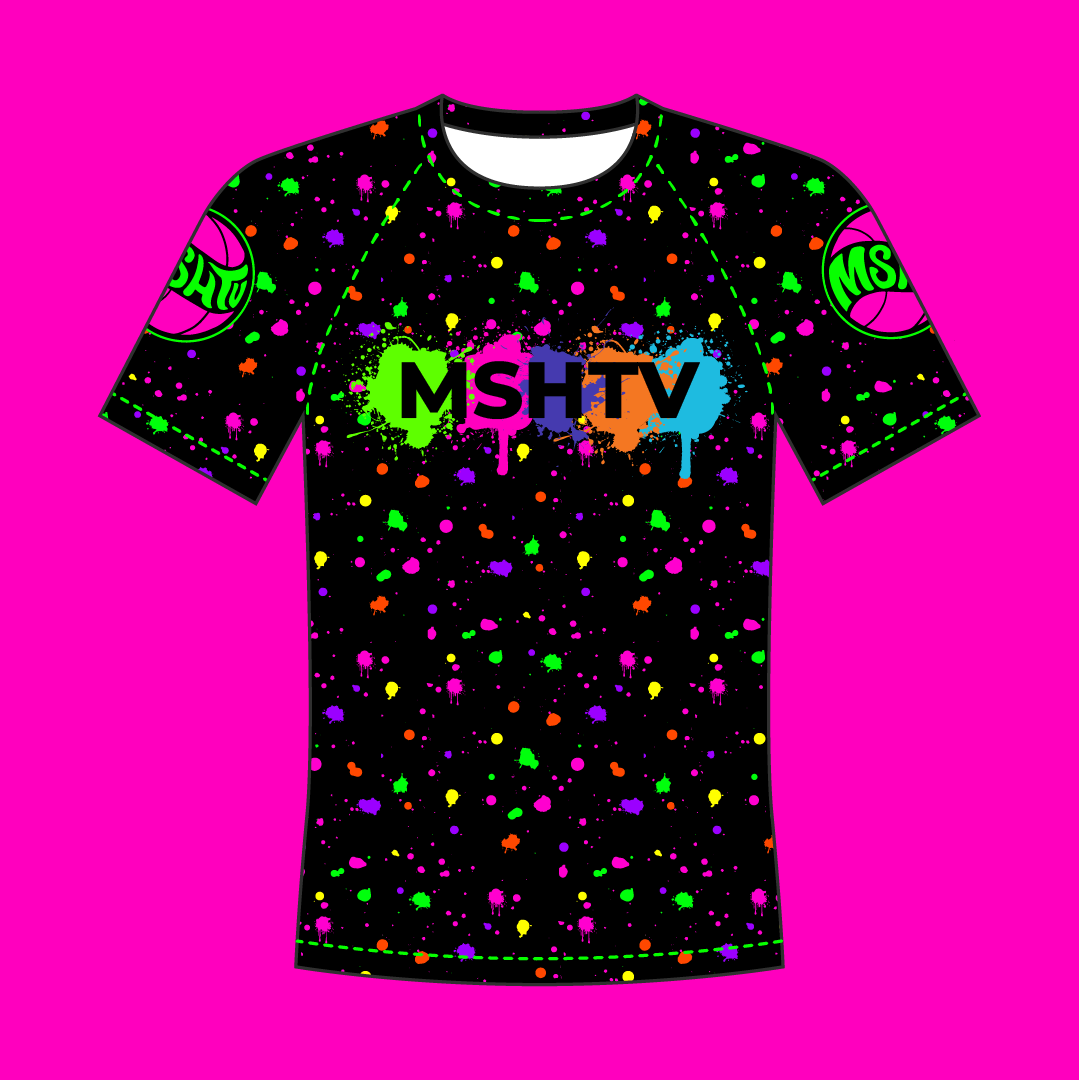 MSHTV Compression Shirt - Paint Splatter — MSHTV Clothing