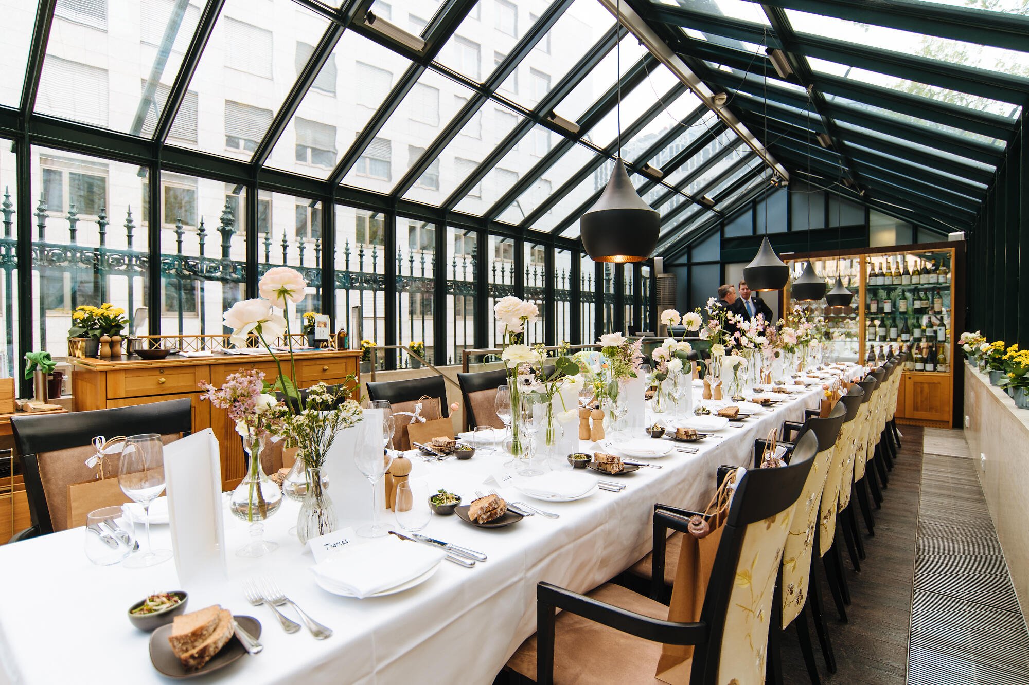 Hochzeit Clementine im Glashaus