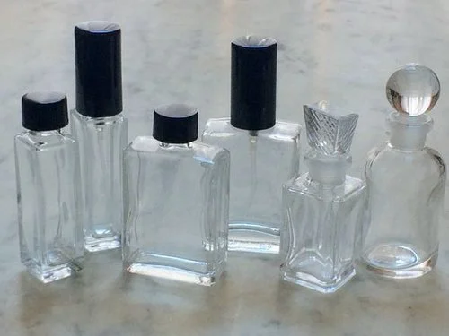 perfume bottles for refills of bespoke perfumes at Alchemologie